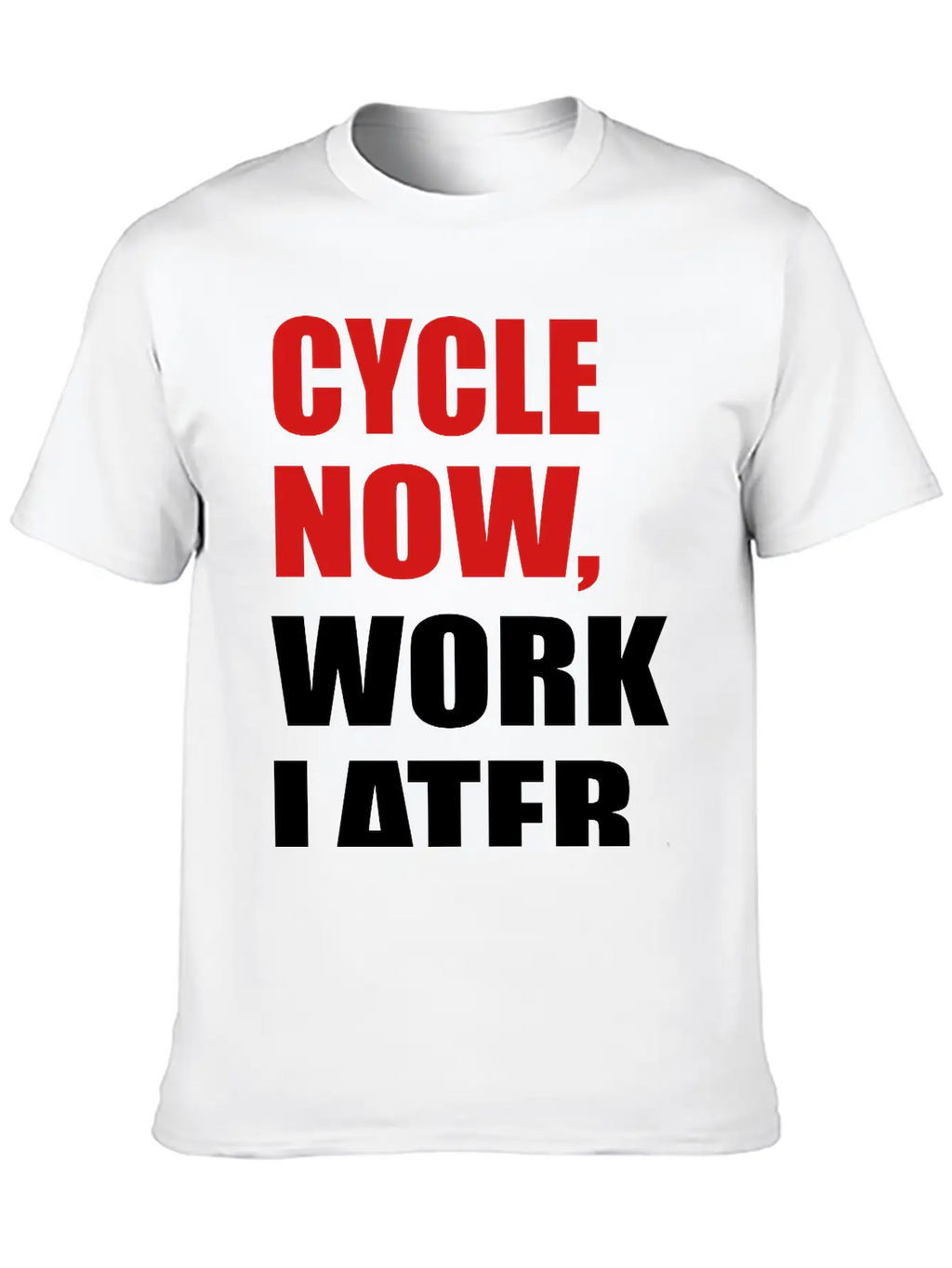 Cycling Unisex Casual T-Shirt – Clean Design For Daily Comfort