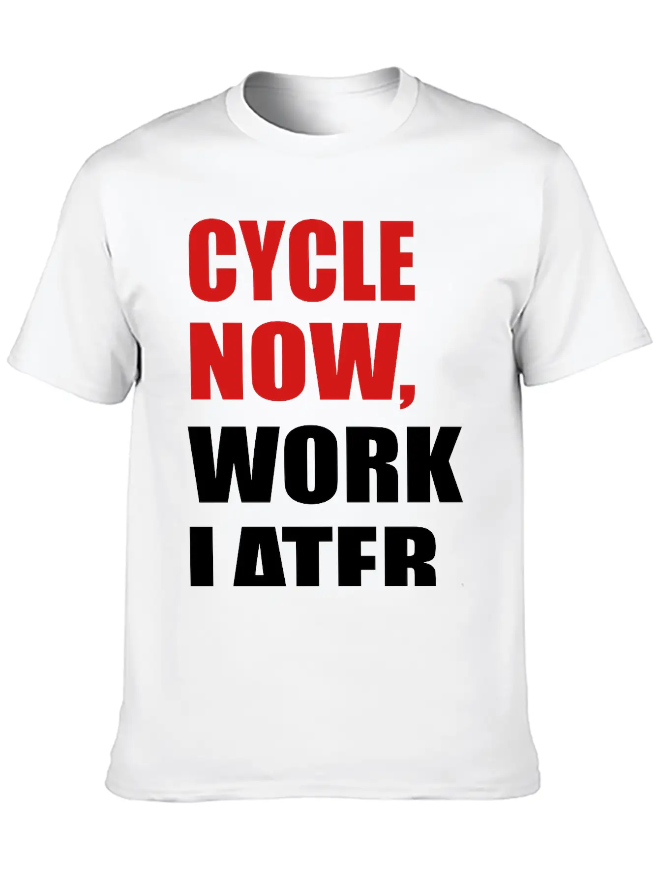 Cycling Unisex Casual T-Shirt – Clean Design For Daily Comfort