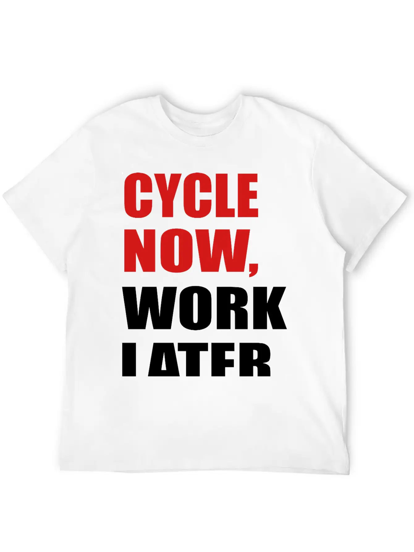 Cycling Unisex Casual T-Shirt – Clean Design For Daily Comfort