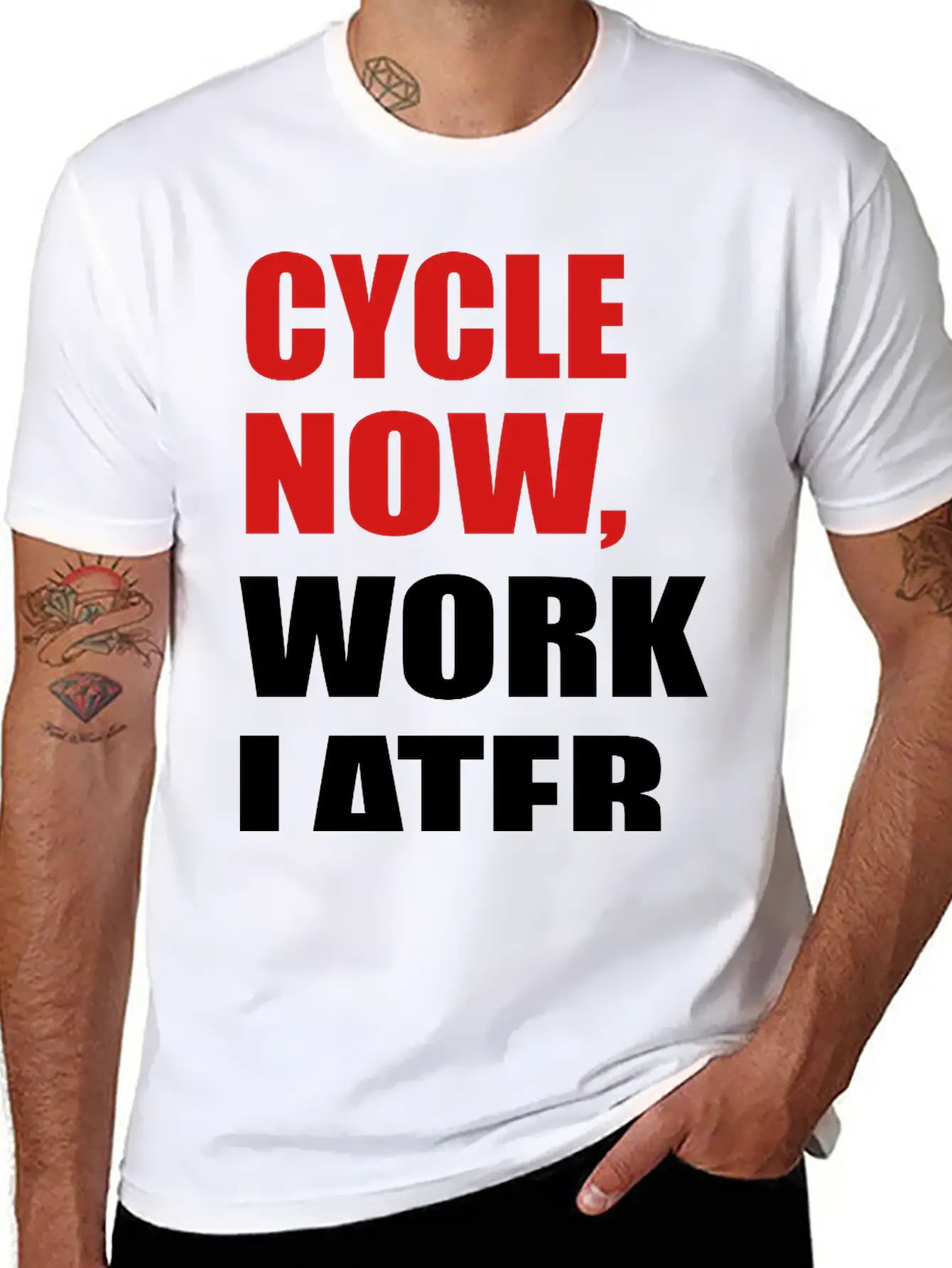 Cycling Unisex Casual T-Shirt – Clean Design For Daily Comfort