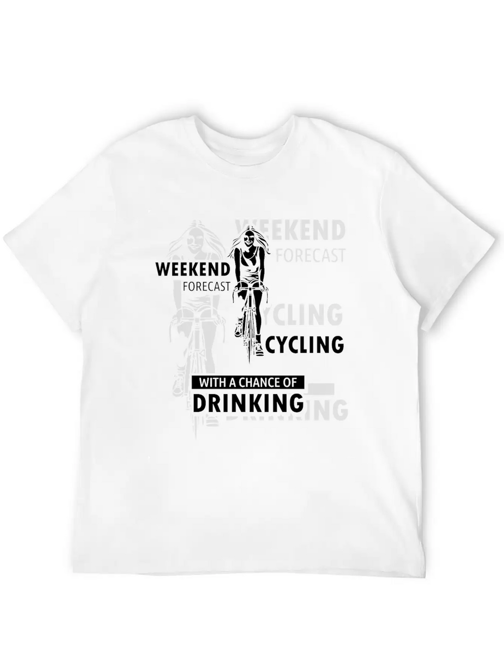 Cycling - Weekend Essential Cotton Tee For Daily Outfits – Unisex Style