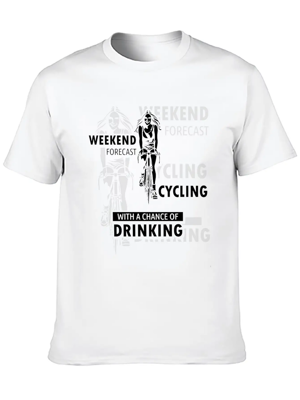Cycling - Weekend Essential Cotton Tee For Daily Outfits – Unisex Style