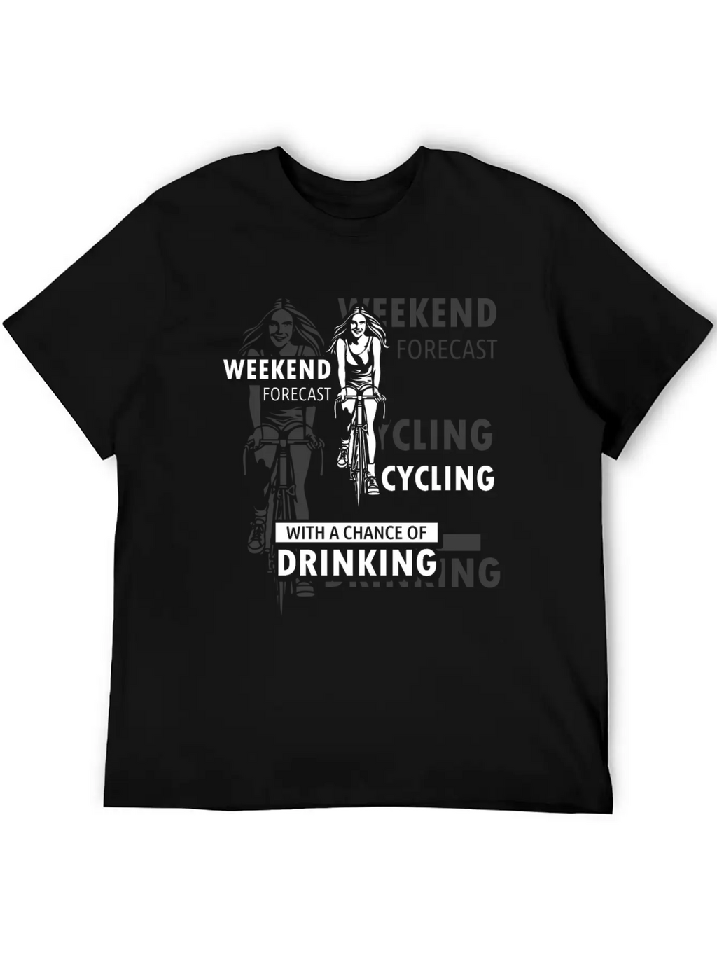Cycling - Weekend Essential Cotton Tee For Daily Outfits – Unisex Style