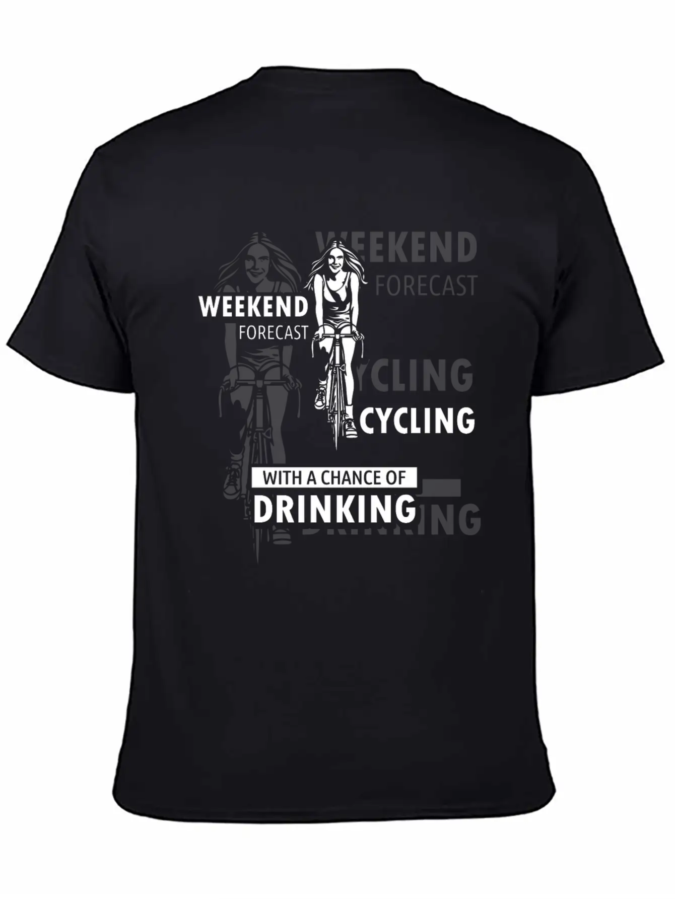 Cycling - Weekend Essential Cotton Tee For Daily Outfits – Unisex Style