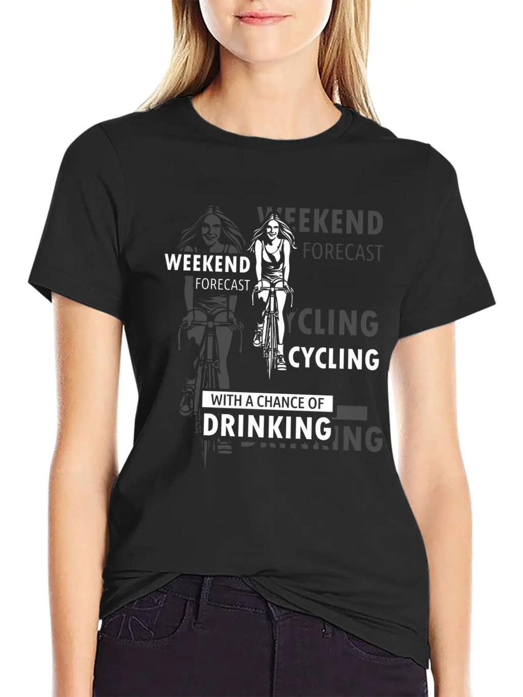 Cycling - Weekend Essential Cotton Tee For Daily Outfits – Unisex Style