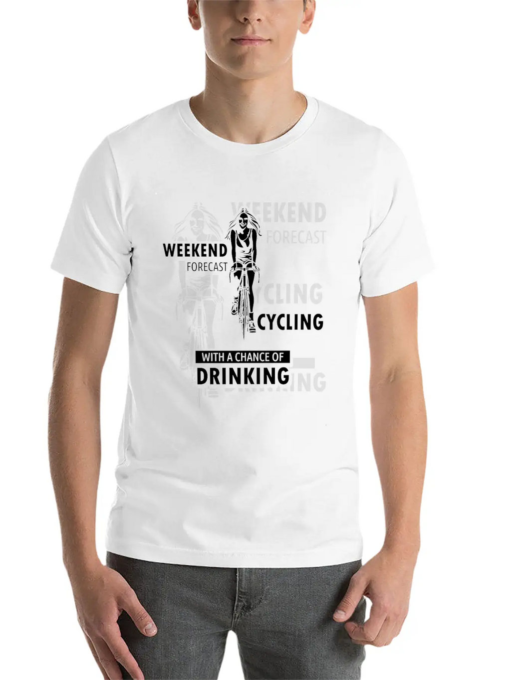 Cycling - Weekend Essential Cotton Tee For Daily Outfits – Unisex Style