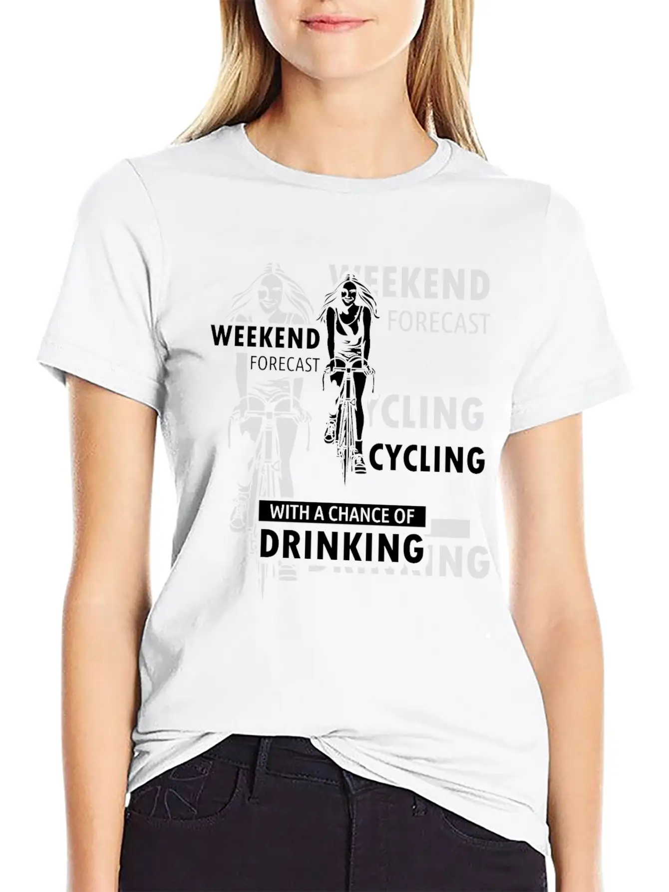 Cycling - Weekend Essential Cotton Tee For Daily Outfits – Unisex Style
