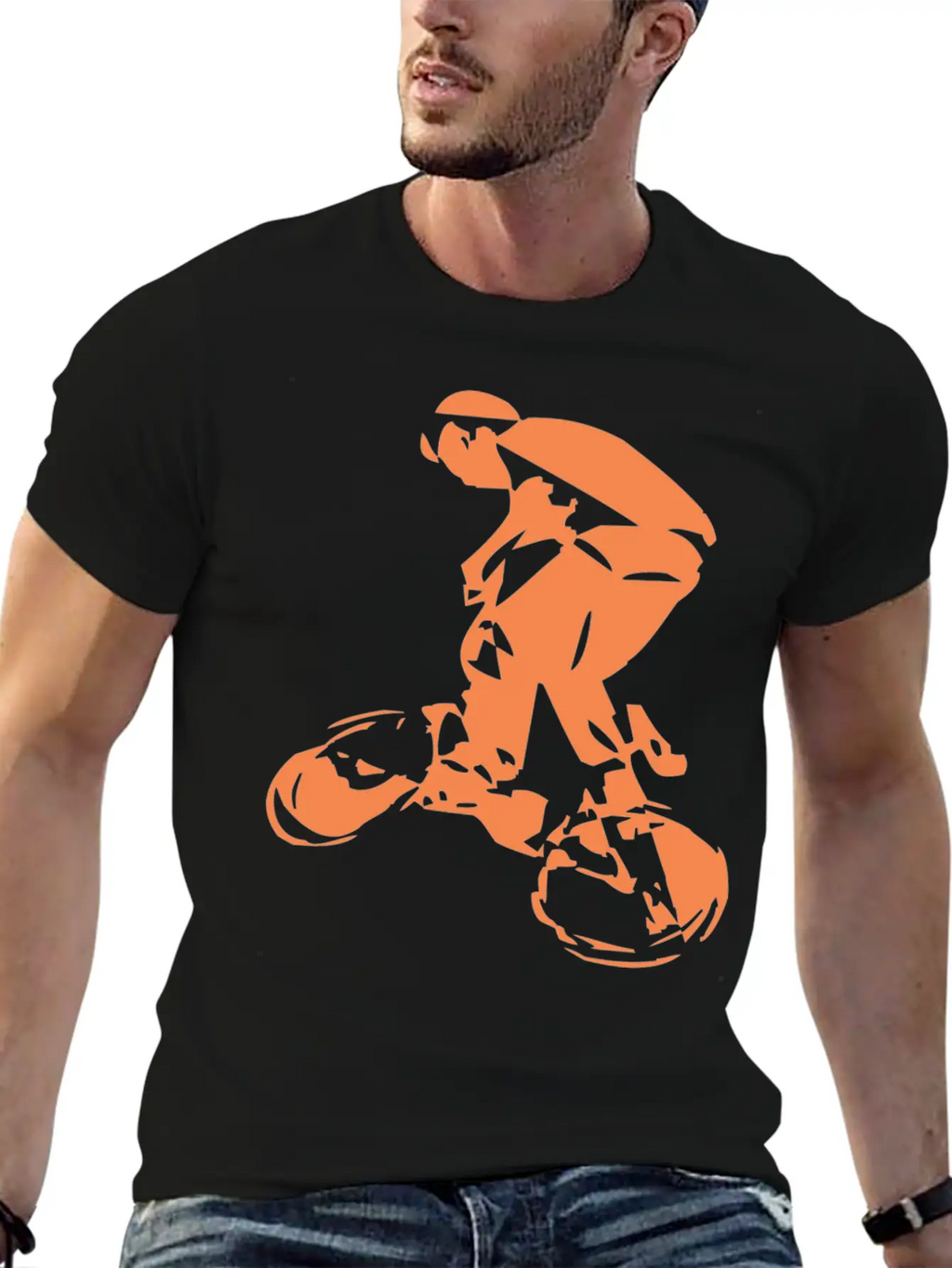 Cycling While Acrobatics Basic Graphic T-Shirt – Daily Comfort In Soft Cotton