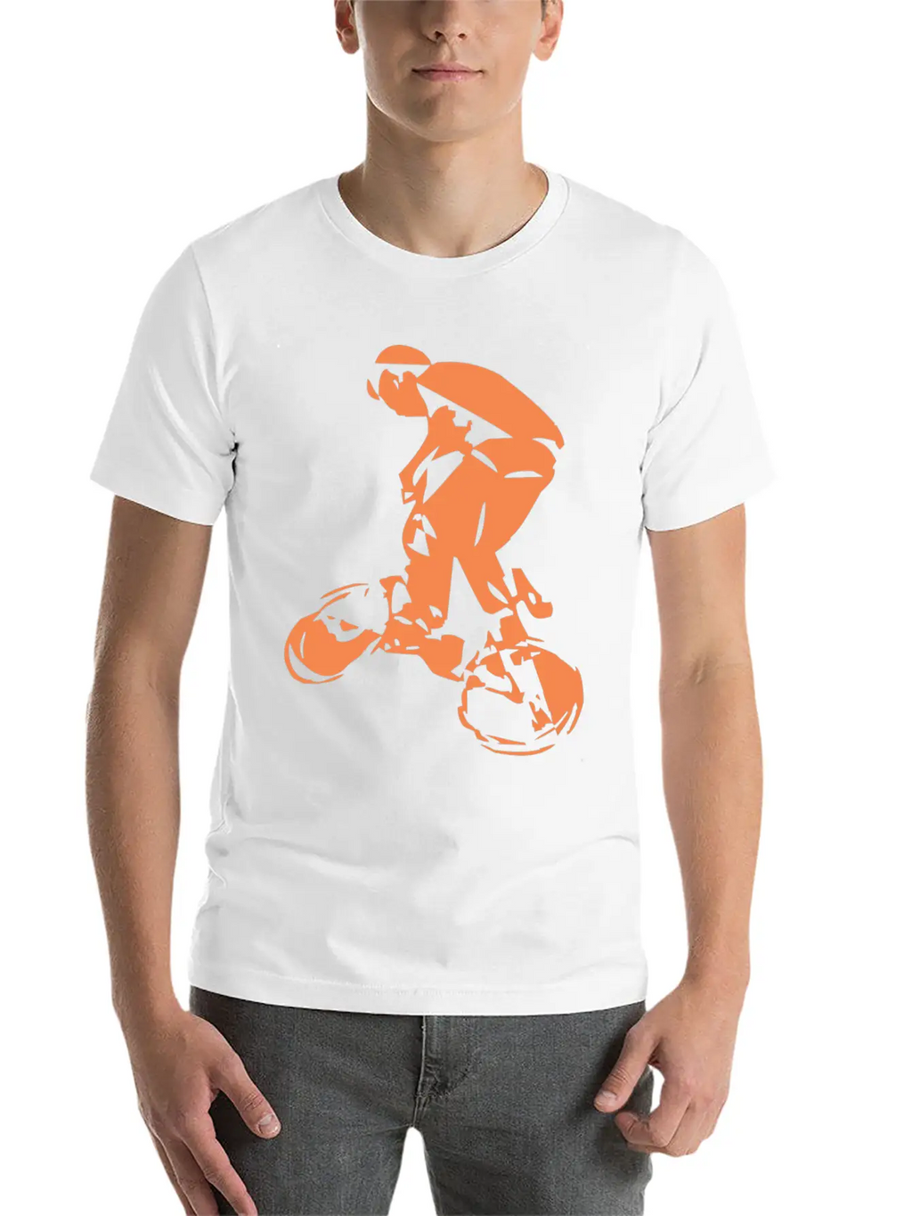Cycling While Acrobatics Basic Graphic T-Shirt – Daily Comfort In Soft Cotton