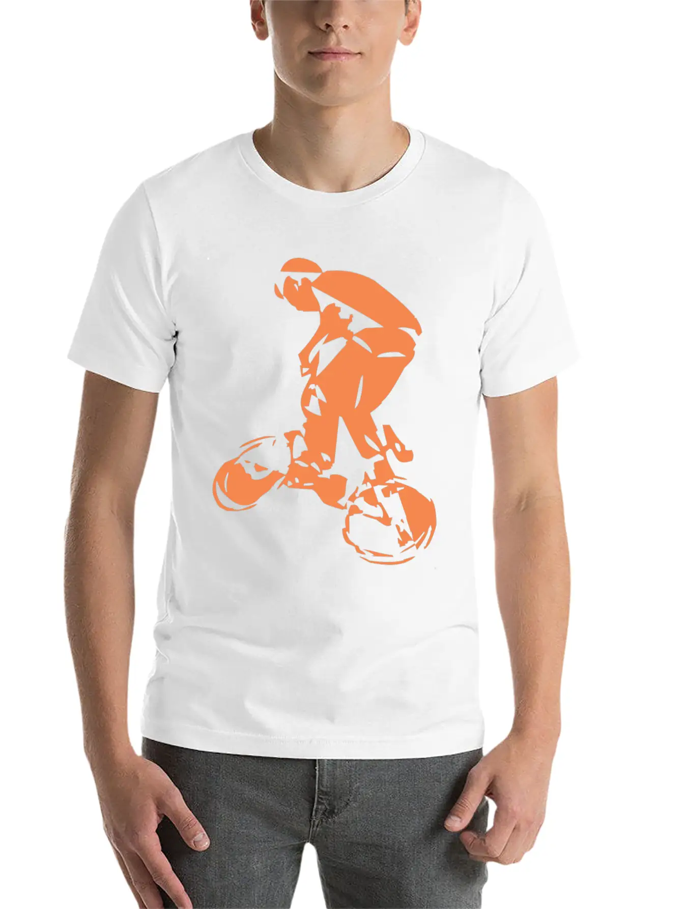 Cycling While Acrobatics Basic Graphic T-Shirt – Daily Comfort In Soft Cotton