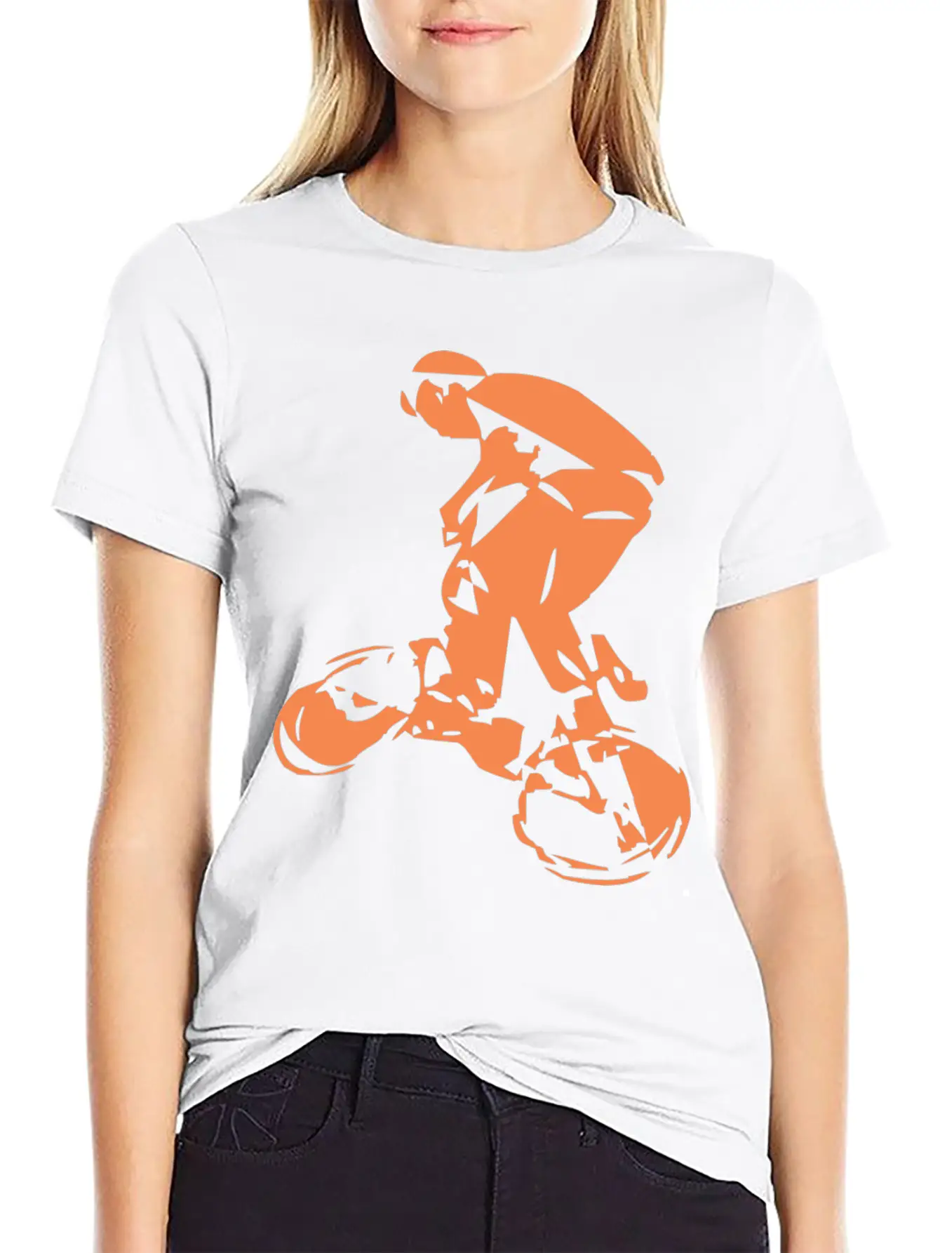 Cycling While Acrobatics Basic Graphic T-Shirt – Daily Comfort In Soft Cotton
