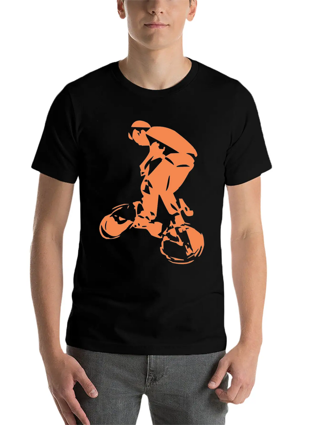 Cycling While Acrobatics Basic Graphic T-Shirt – Daily Comfort In Soft Cotton