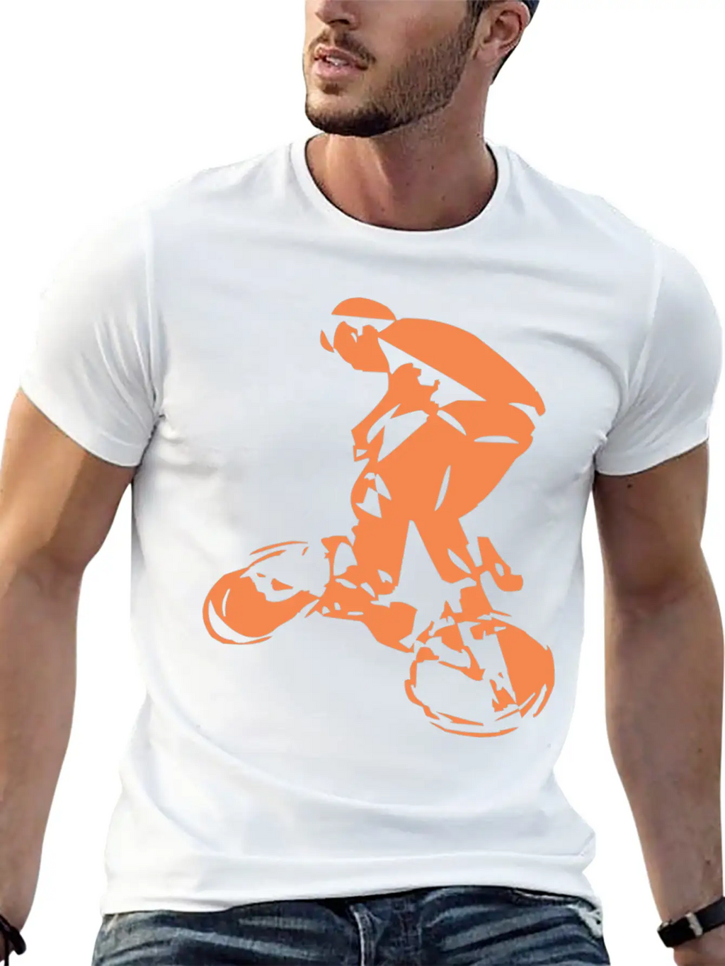 Cycling While Acrobatics Basic Graphic T-Shirt – Daily Comfort In Soft Cotton