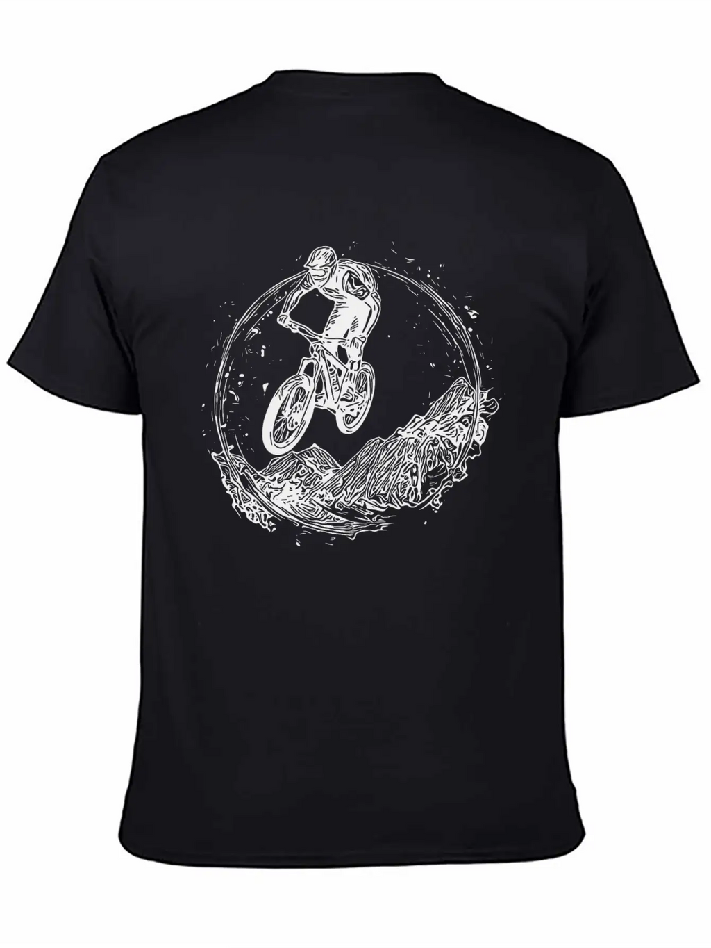 Cyclist Bike Mud Downhill Jump Classic Cotton Tee – Unisex Comfort For Any Season
