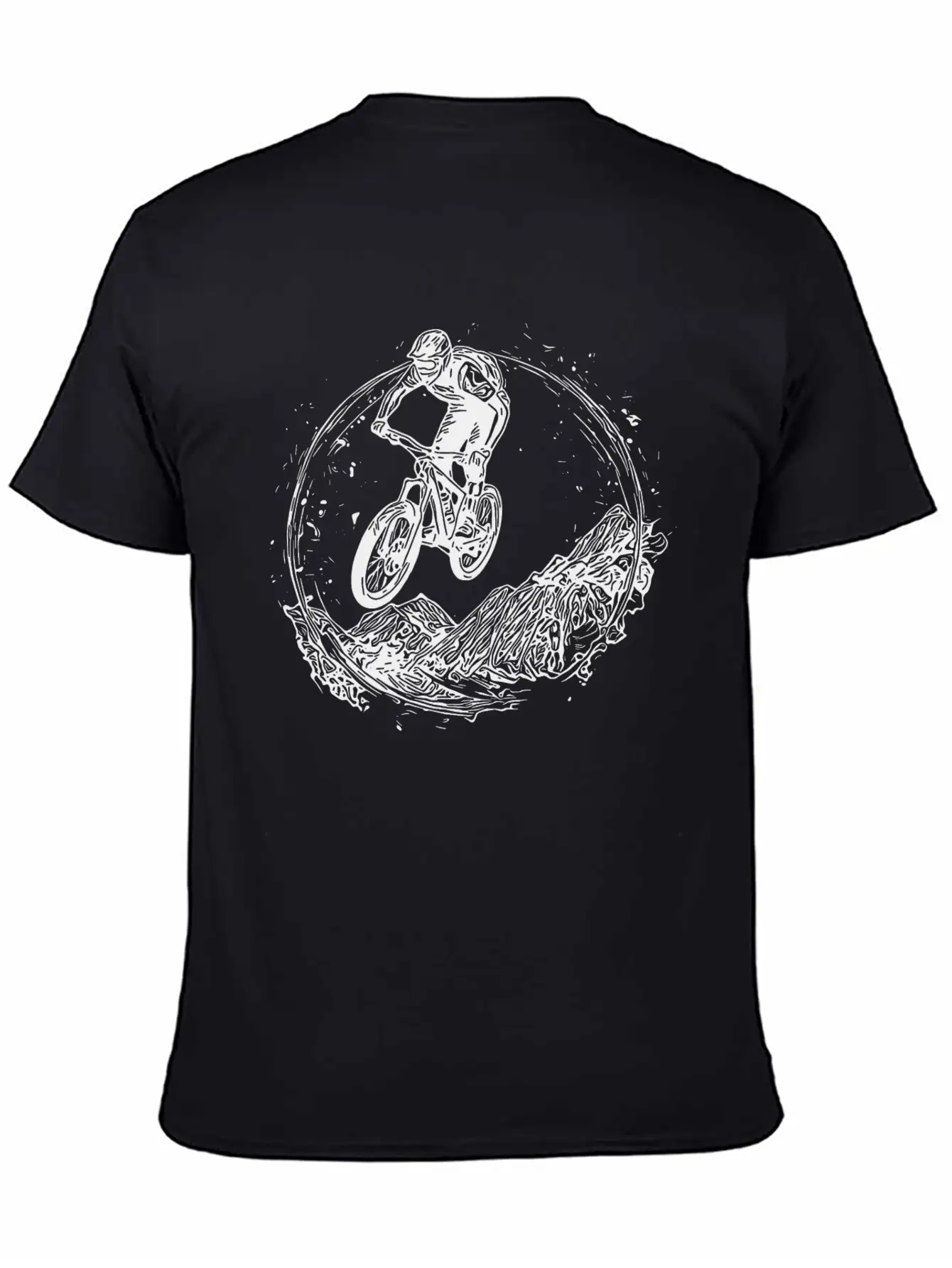 Cyclist Bike Mud Downhill Jump Classic Cotton Tee – Unisex Comfort For Any Season