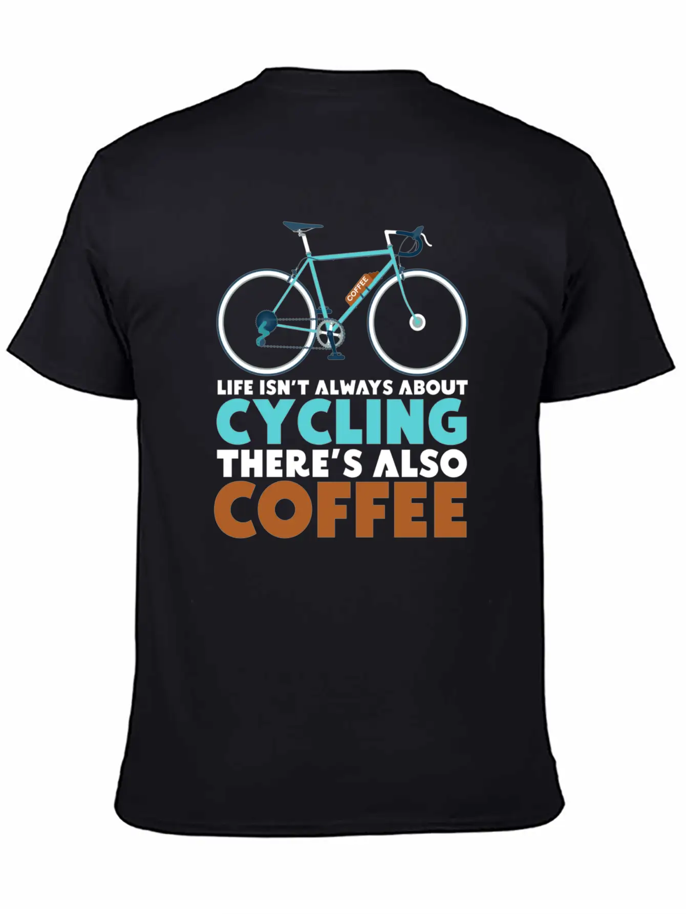 Cyclist Cycling Coffee Breathable Soft Cotton T-Shirt – Timeless Casual Look