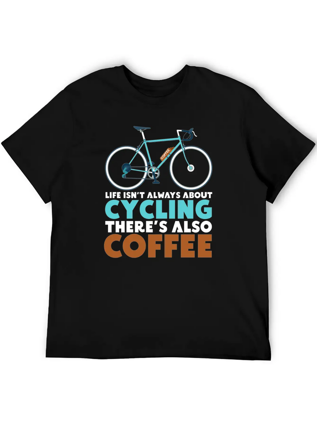 Cyclist Cycling Coffee Breathable Soft Cotton T-Shirt – Timeless Casual Look