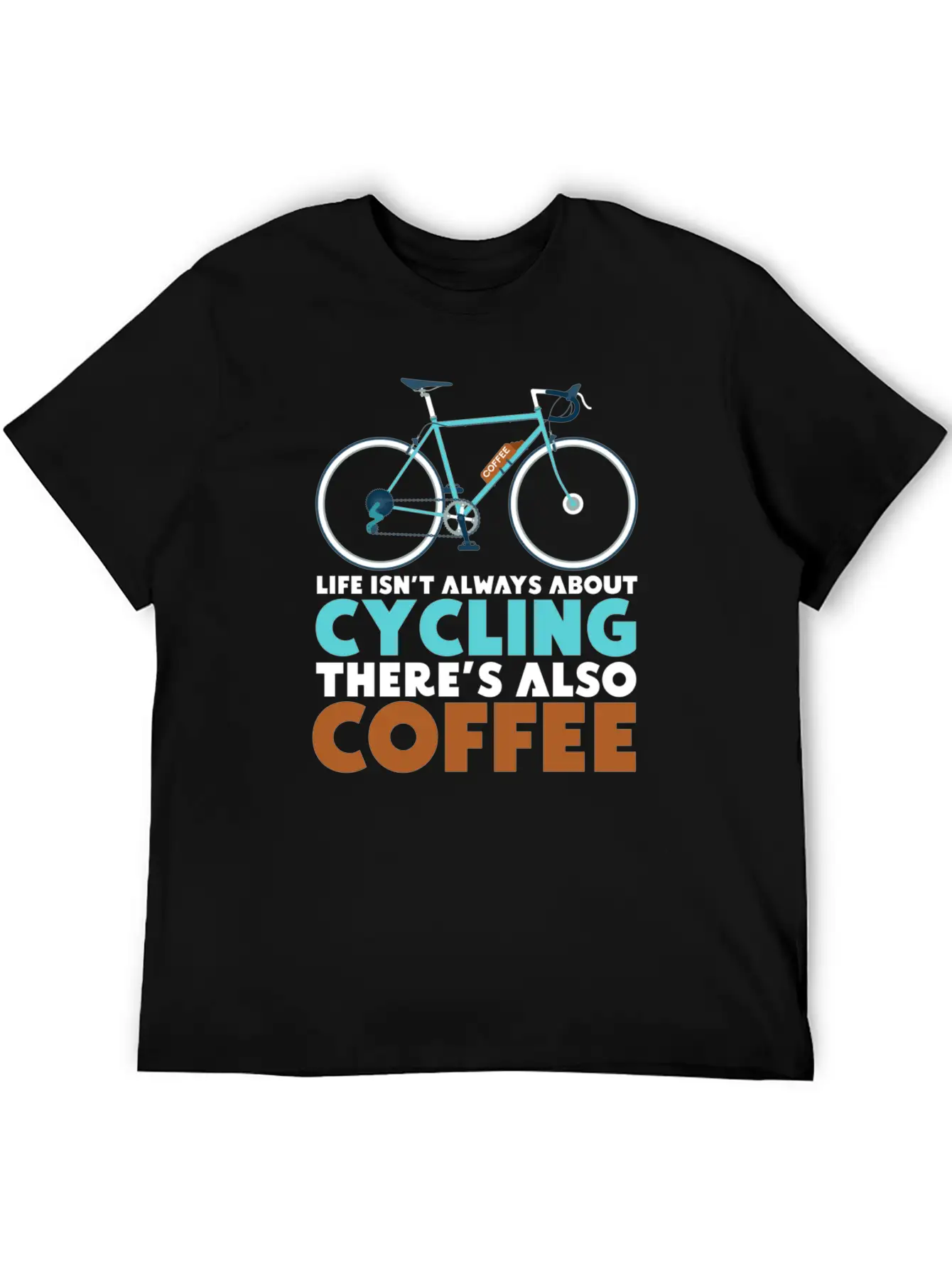 Cyclist Cycling Coffee Breathable Soft Cotton T-Shirt – Timeless Casual Look