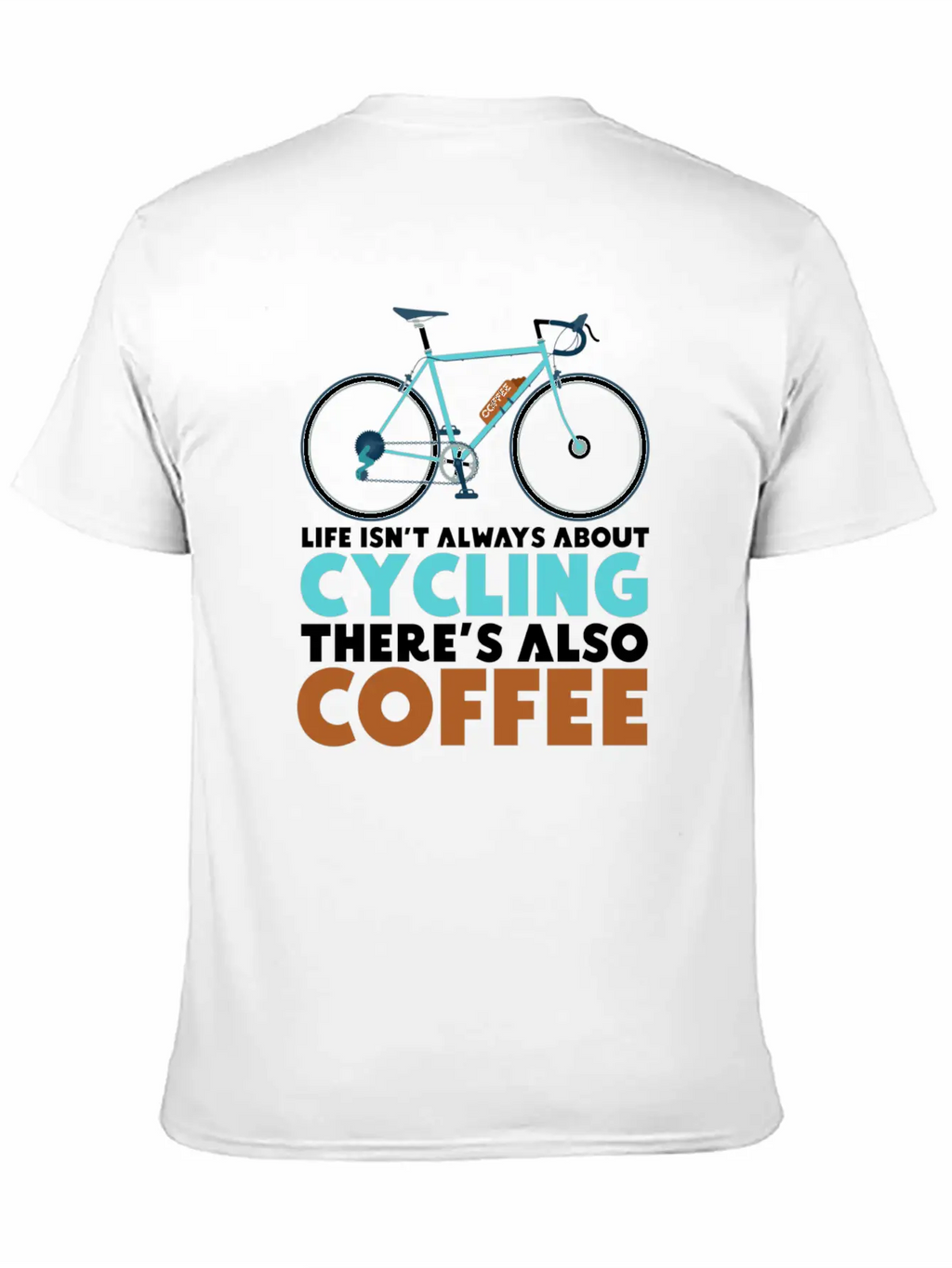 Cyclist Cycling Coffee Breathable Soft Cotton T-Shirt – Timeless Casual Look