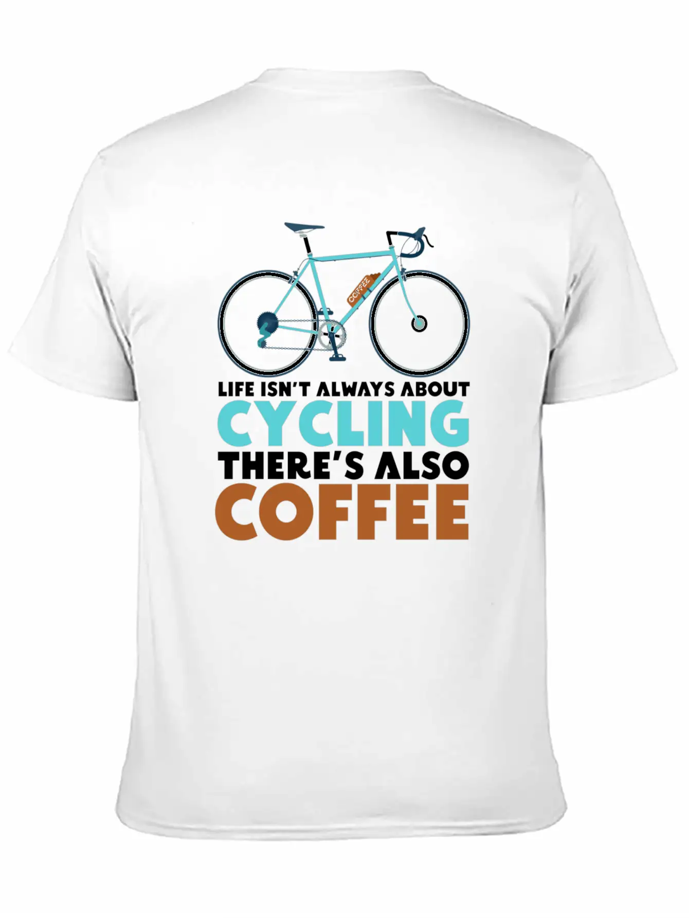 Cyclist Cycling Coffee Breathable Soft Cotton T-Shirt – Timeless Casual Look