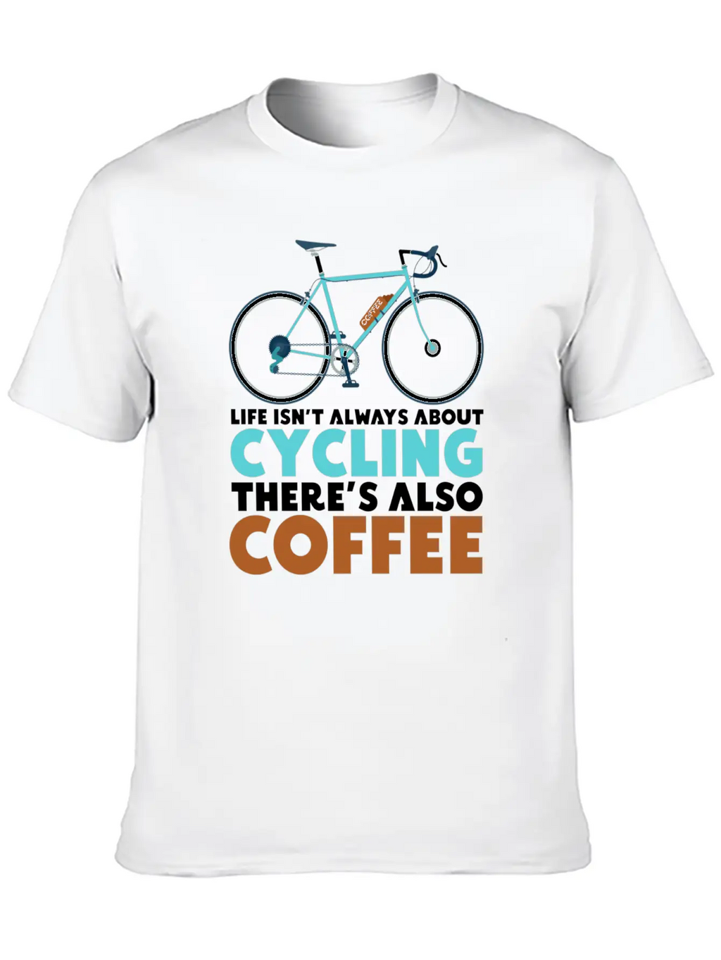 Cyclist Cycling Coffee Breathable Soft Cotton T-Shirt – Timeless Casual Look