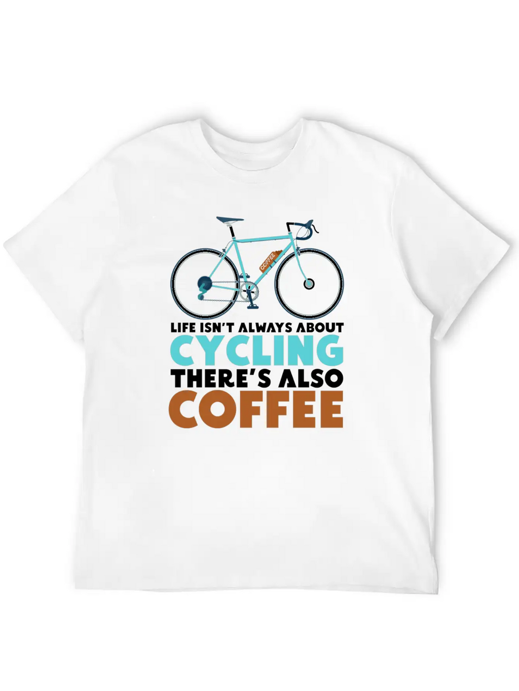 Cyclist Cycling Coffee Breathable Soft Cotton T-Shirt – Timeless Casual Look