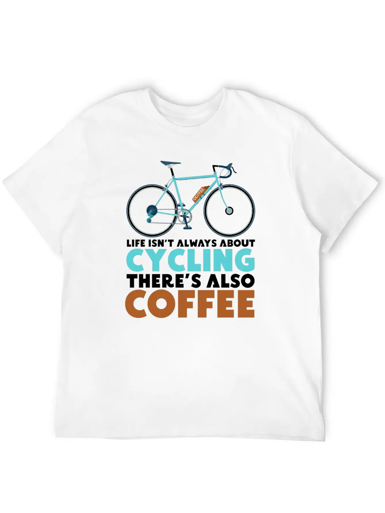 Cyclist Cycling Coffee Breathable Soft Cotton T-Shirt – Timeless Casual Look