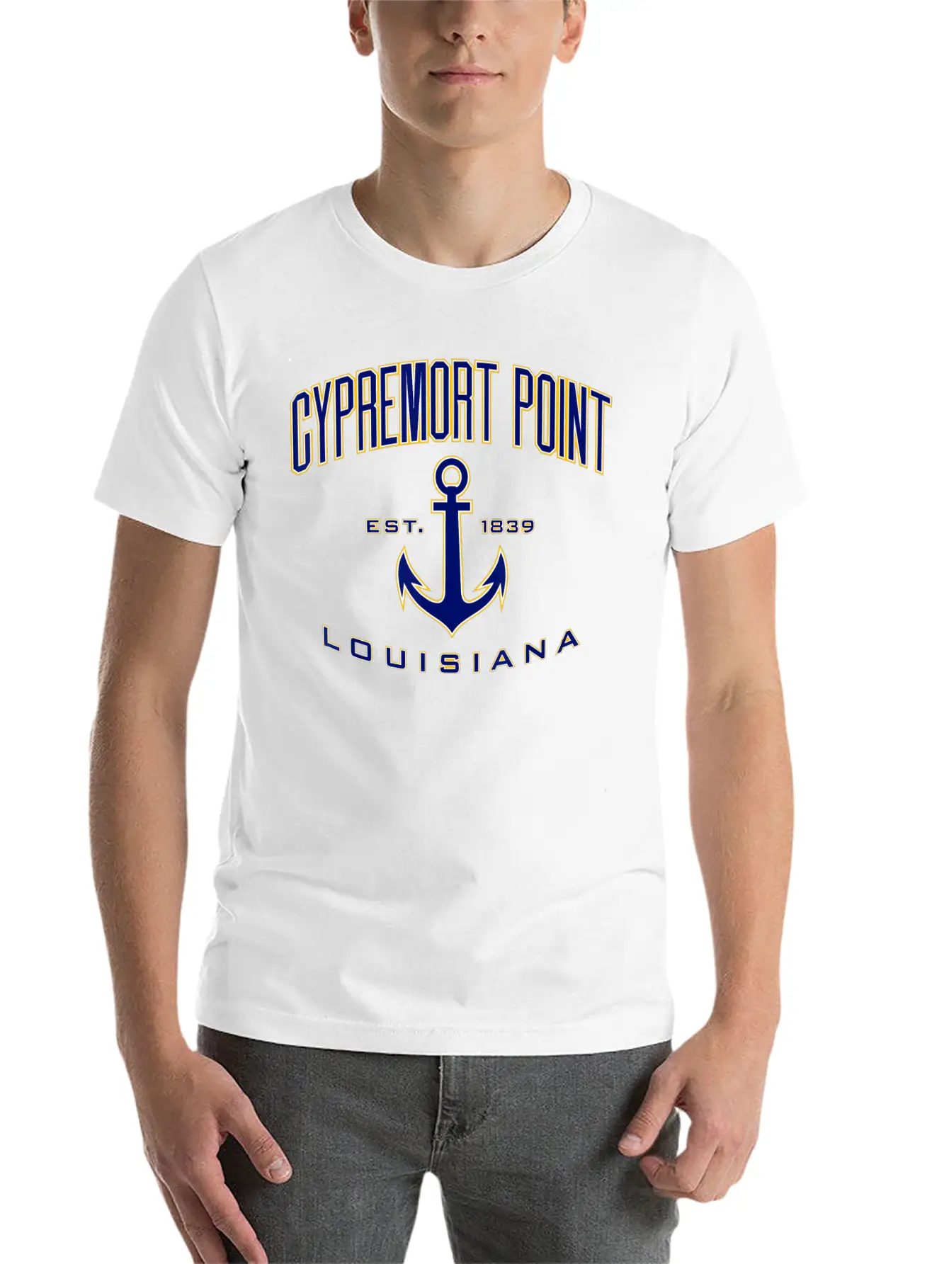 Cypremort Point LA Basic Graphic T-Shirt – Daily Comfort In Soft Cotton