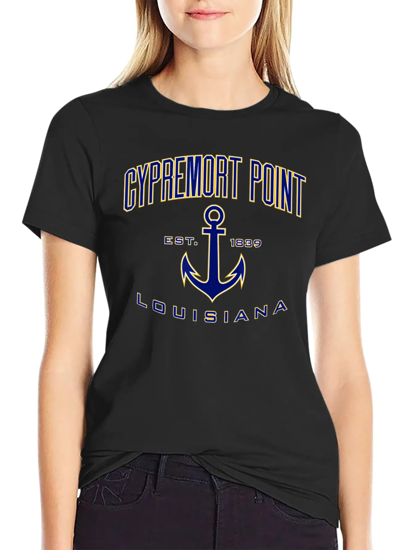 Cypremort Point LA Basic Graphic T-Shirt – Daily Comfort In Soft Cotton