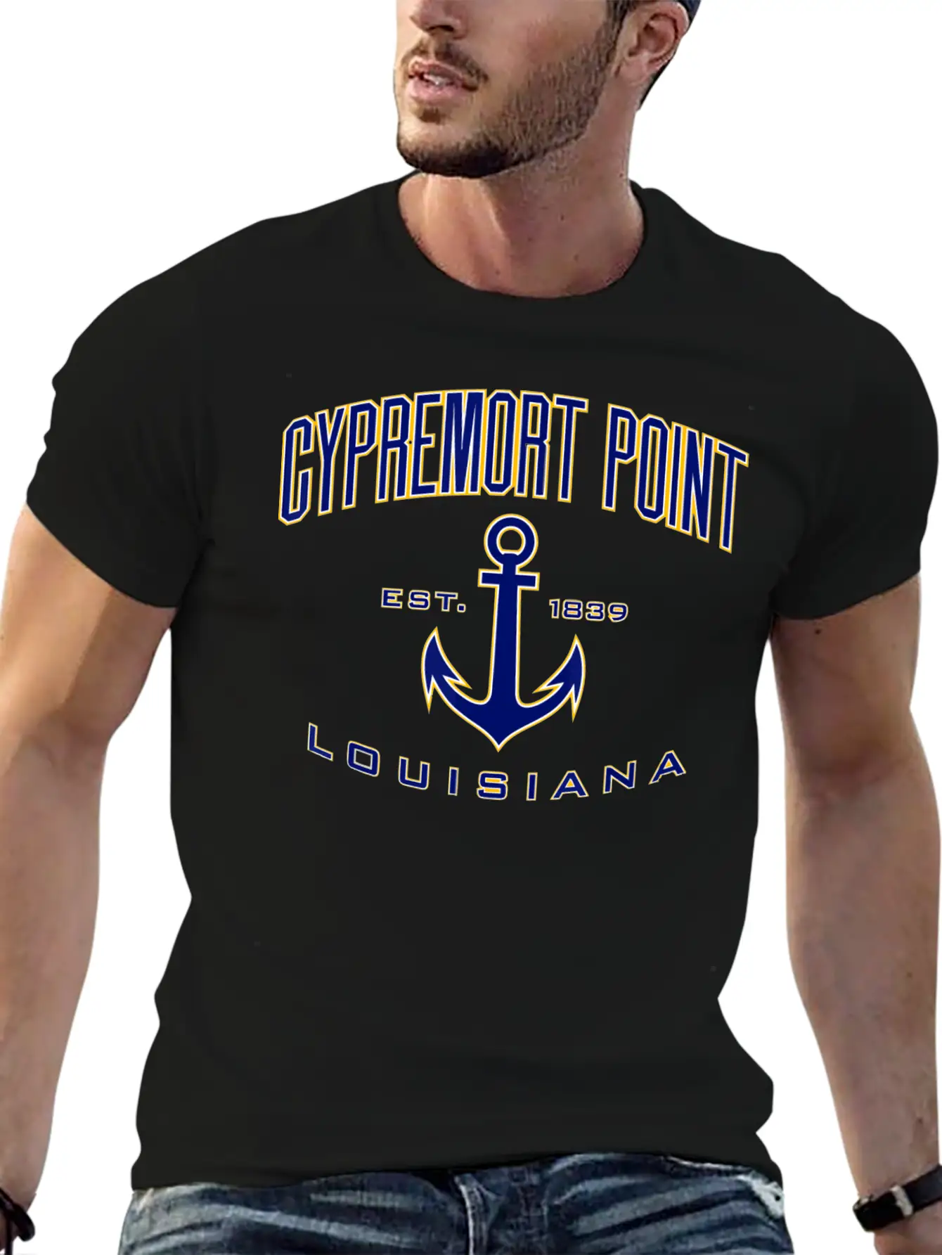 Cypremort Point LA Basic Graphic T-Shirt – Daily Comfort In Soft Cotton