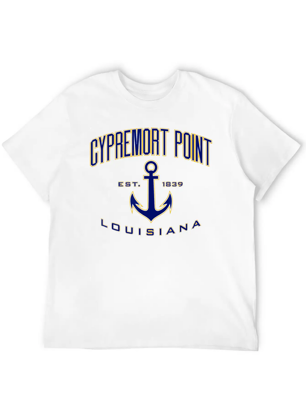Cypremort Point LA Basic Graphic T-Shirt – Daily Comfort In Soft Cotton