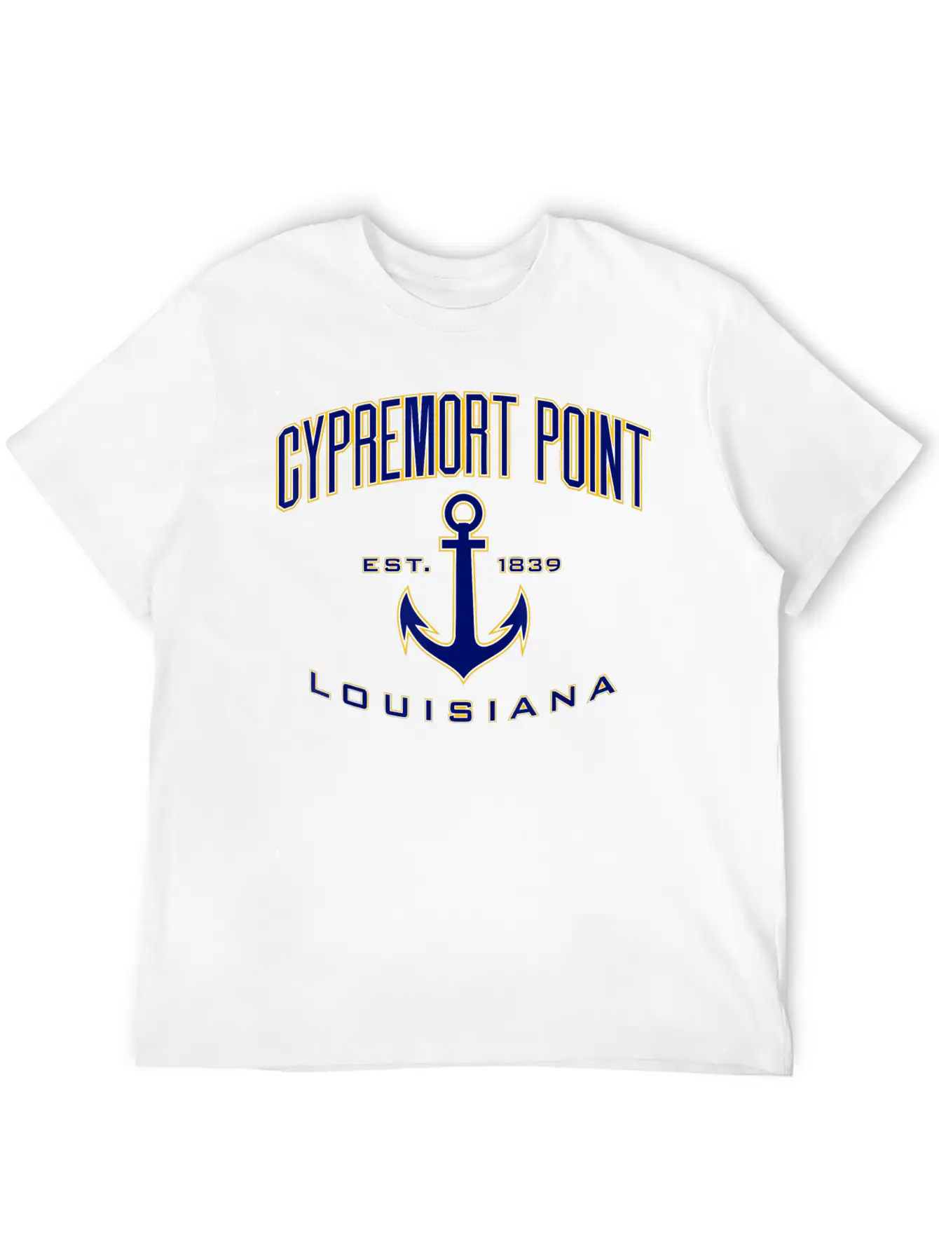 Cypremort Point LA Basic Graphic T-Shirt – Daily Comfort In Soft Cotton