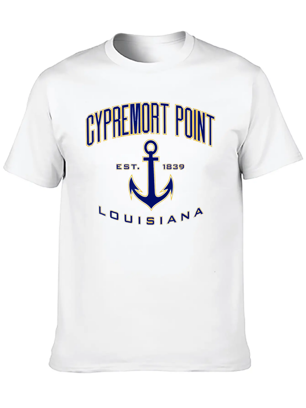 Cypremort Point LA Basic Graphic T-Shirt – Daily Comfort In Soft Cotton