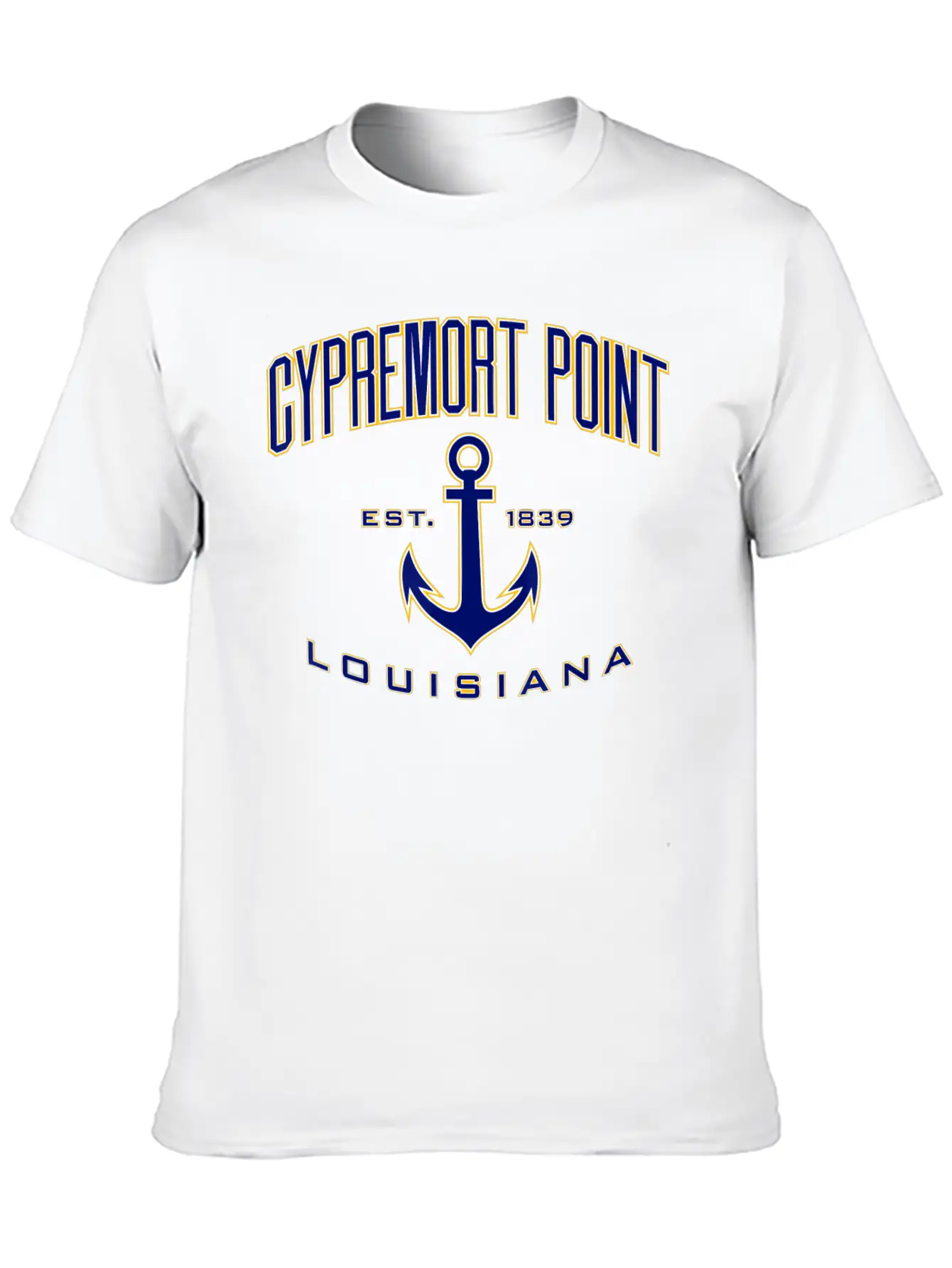 Cypremort Point LA Basic Graphic T-Shirt – Daily Comfort In Soft Cotton