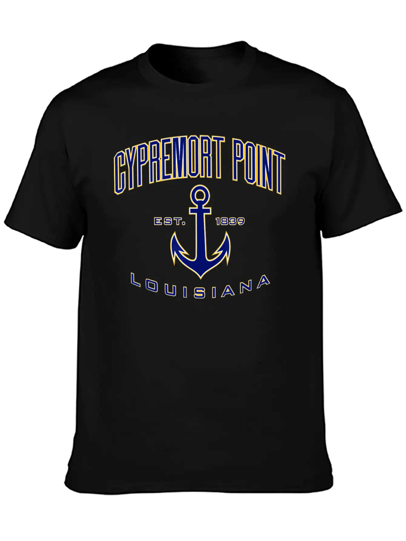 Cypremort Point LA Basic Graphic T-Shirt – Daily Comfort In Soft Cotton