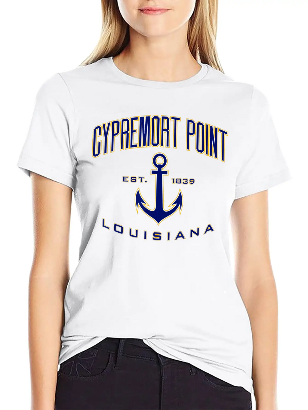 Cypremort Point LA Basic Graphic T-Shirt – Daily Comfort In Soft Cotton