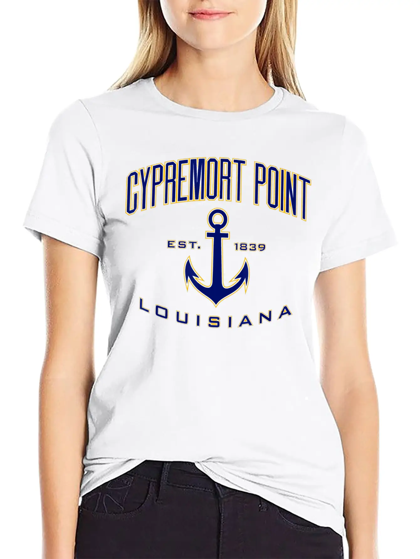 Cypremort Point LA Basic Graphic T-Shirt – Daily Comfort In Soft Cotton