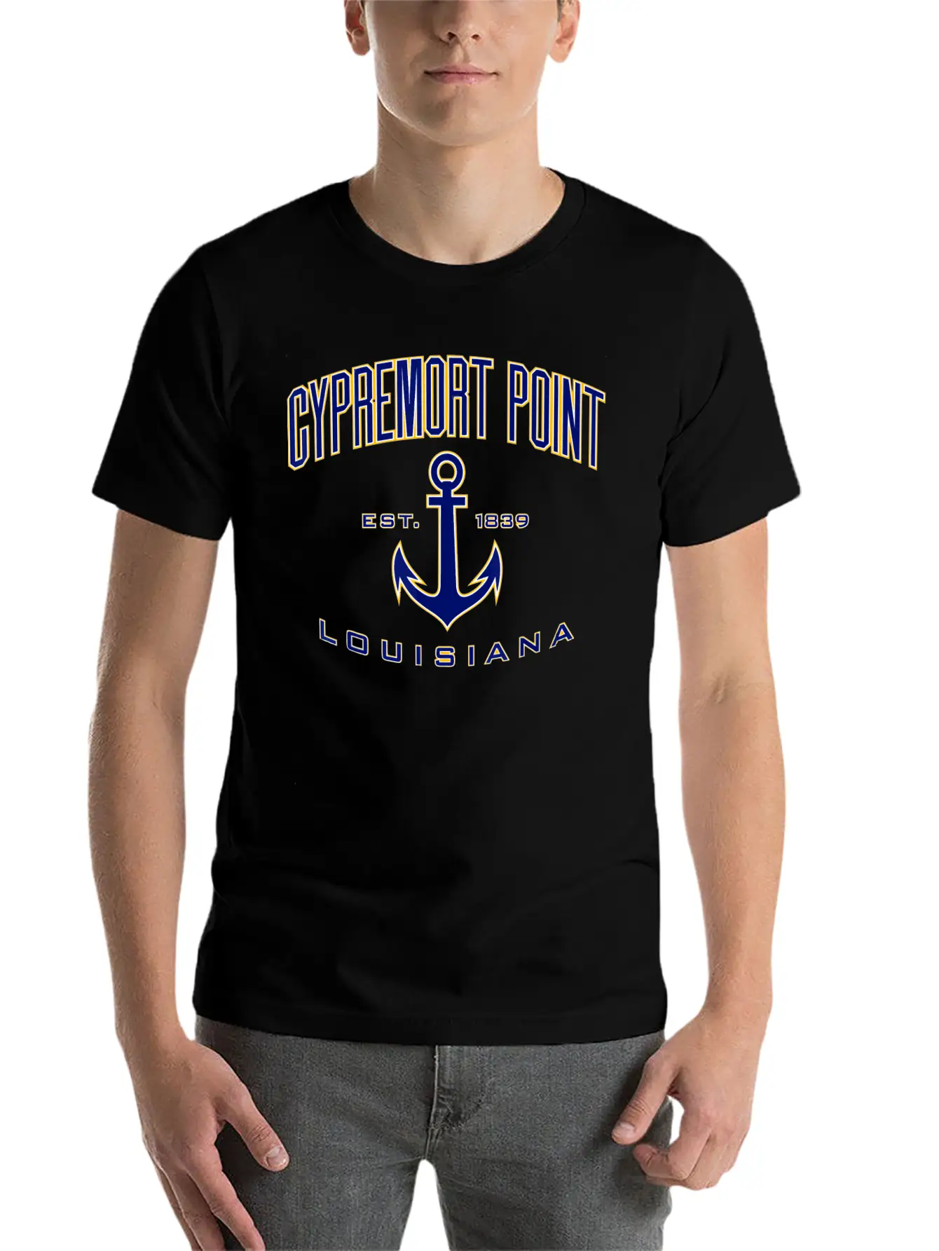 Cypremort Point LA Basic Graphic T-Shirt – Daily Comfort In Soft Cotton