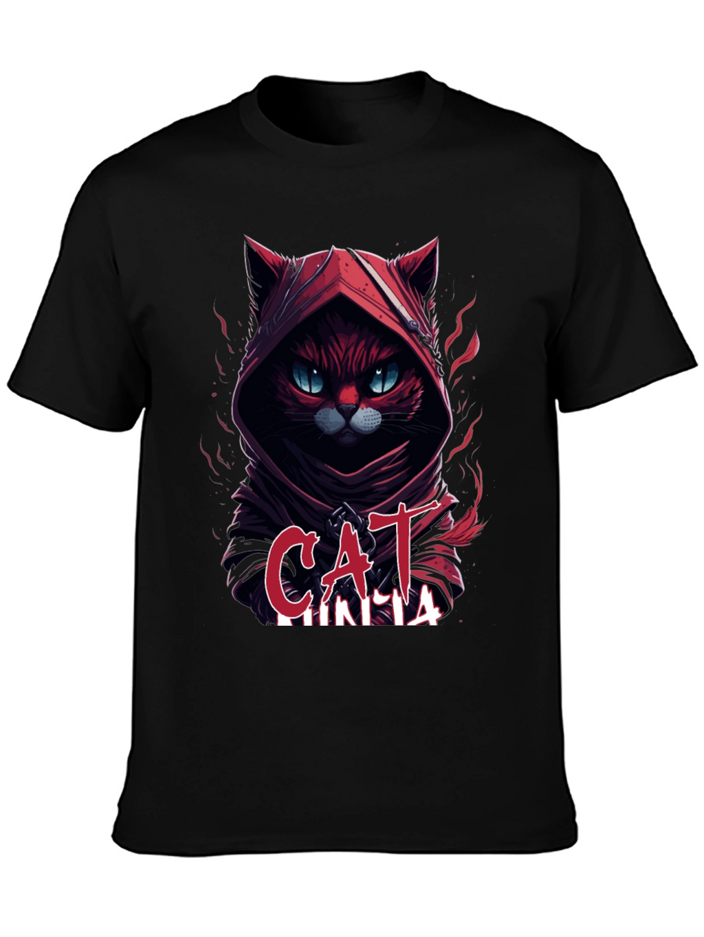 Cat Ninja Graphic T-Shirt