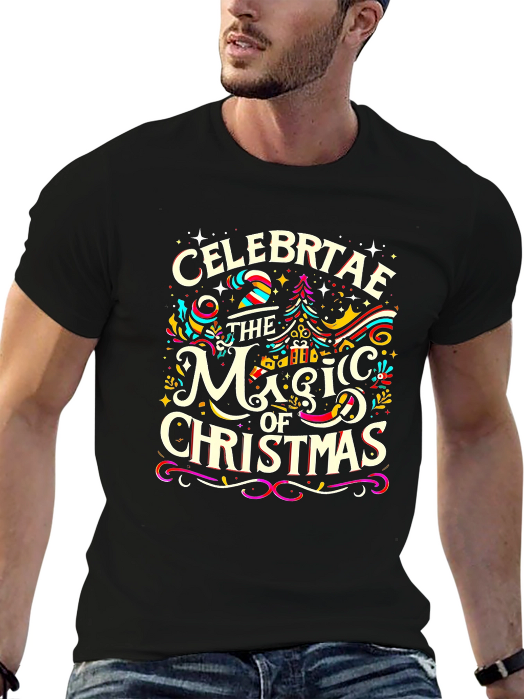 Celebrate the Magic of Christmas Graphic Tee