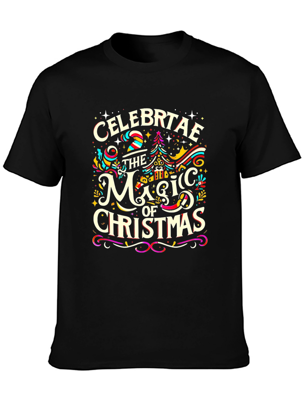 Celebrate the Magic of Christmas Graphic Tee