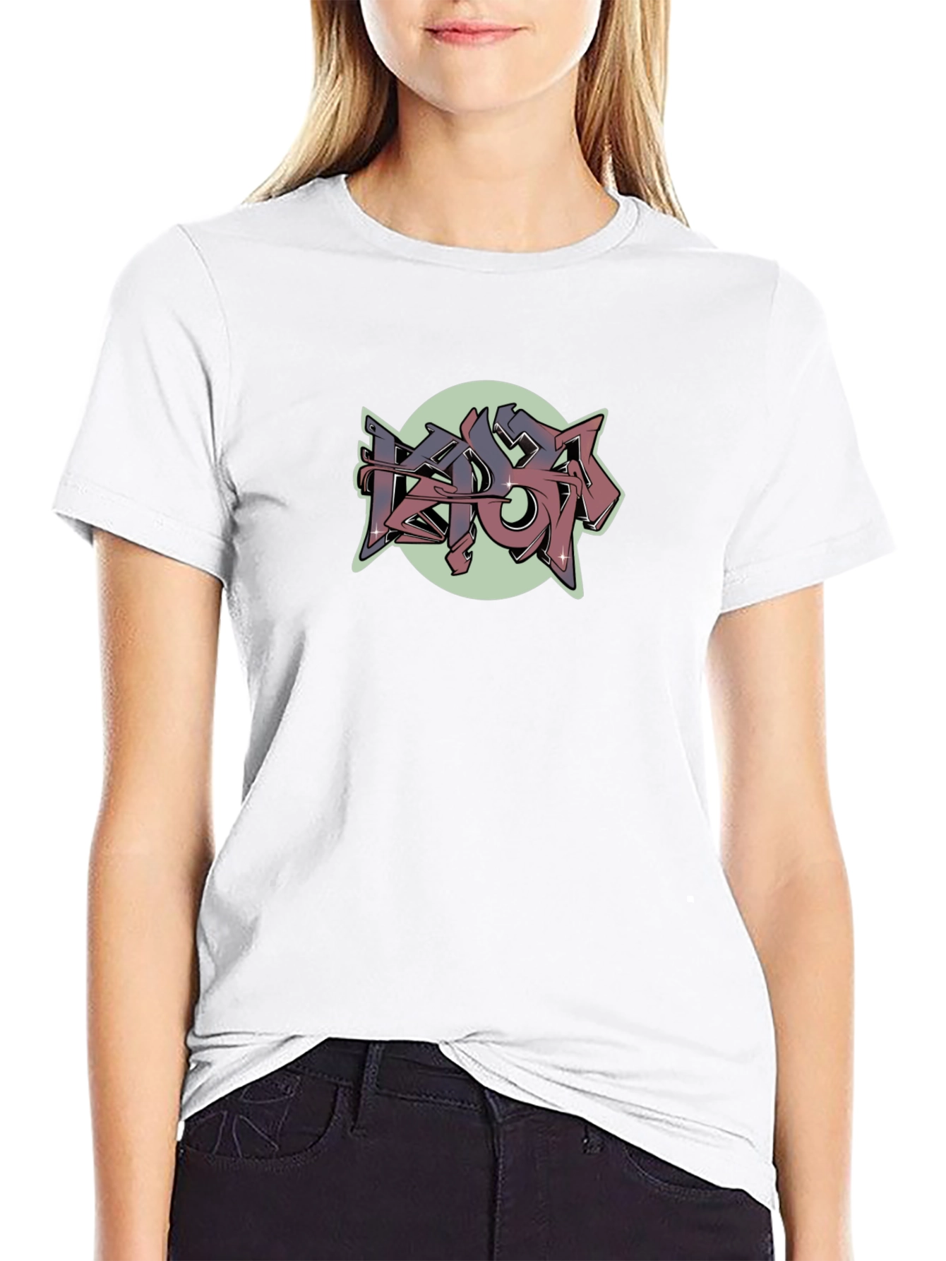Cool Graphic Tee - Street Art Style