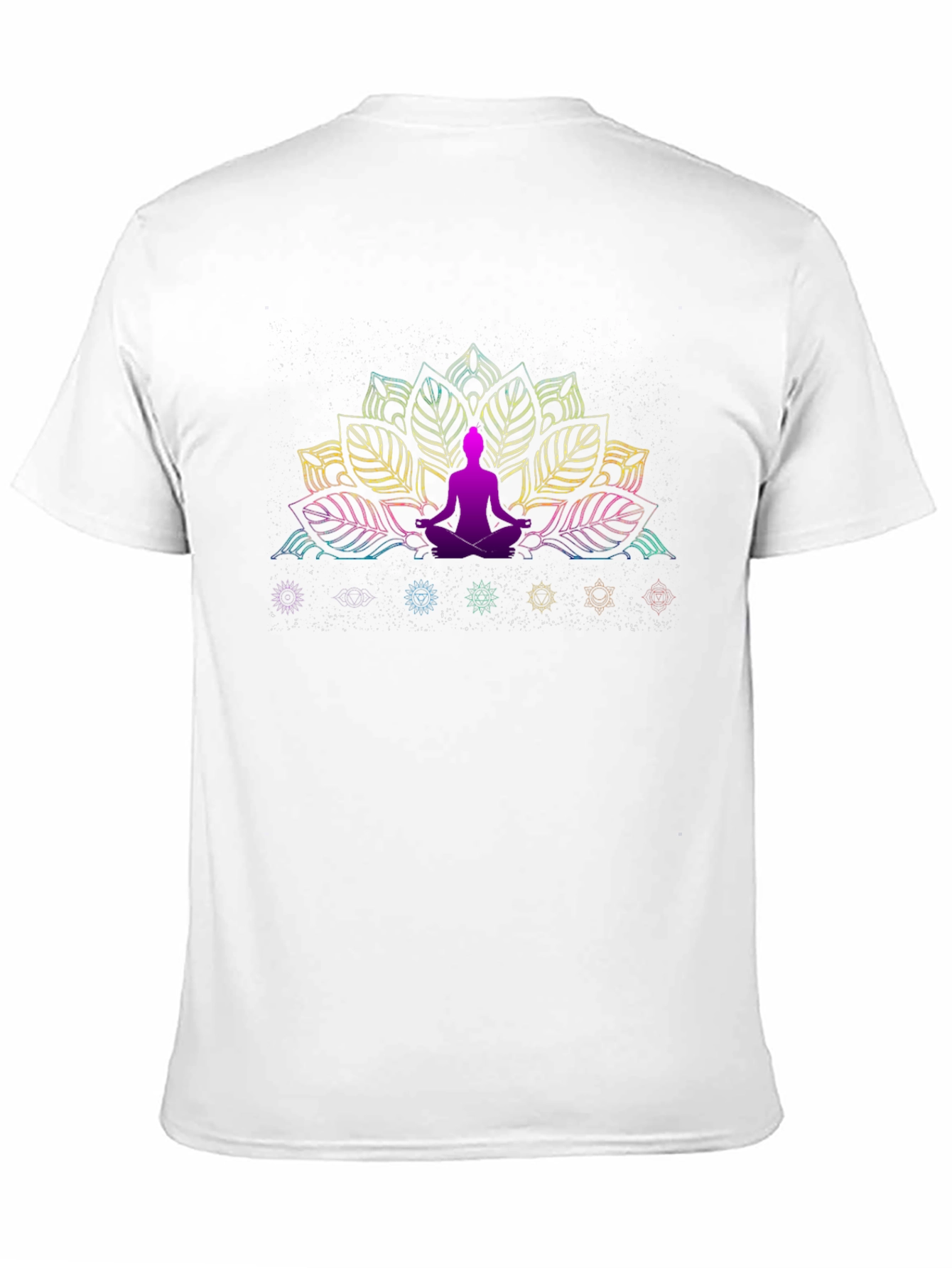 Chakra Lotus Meditation T-Shirt - Spiritual Design
