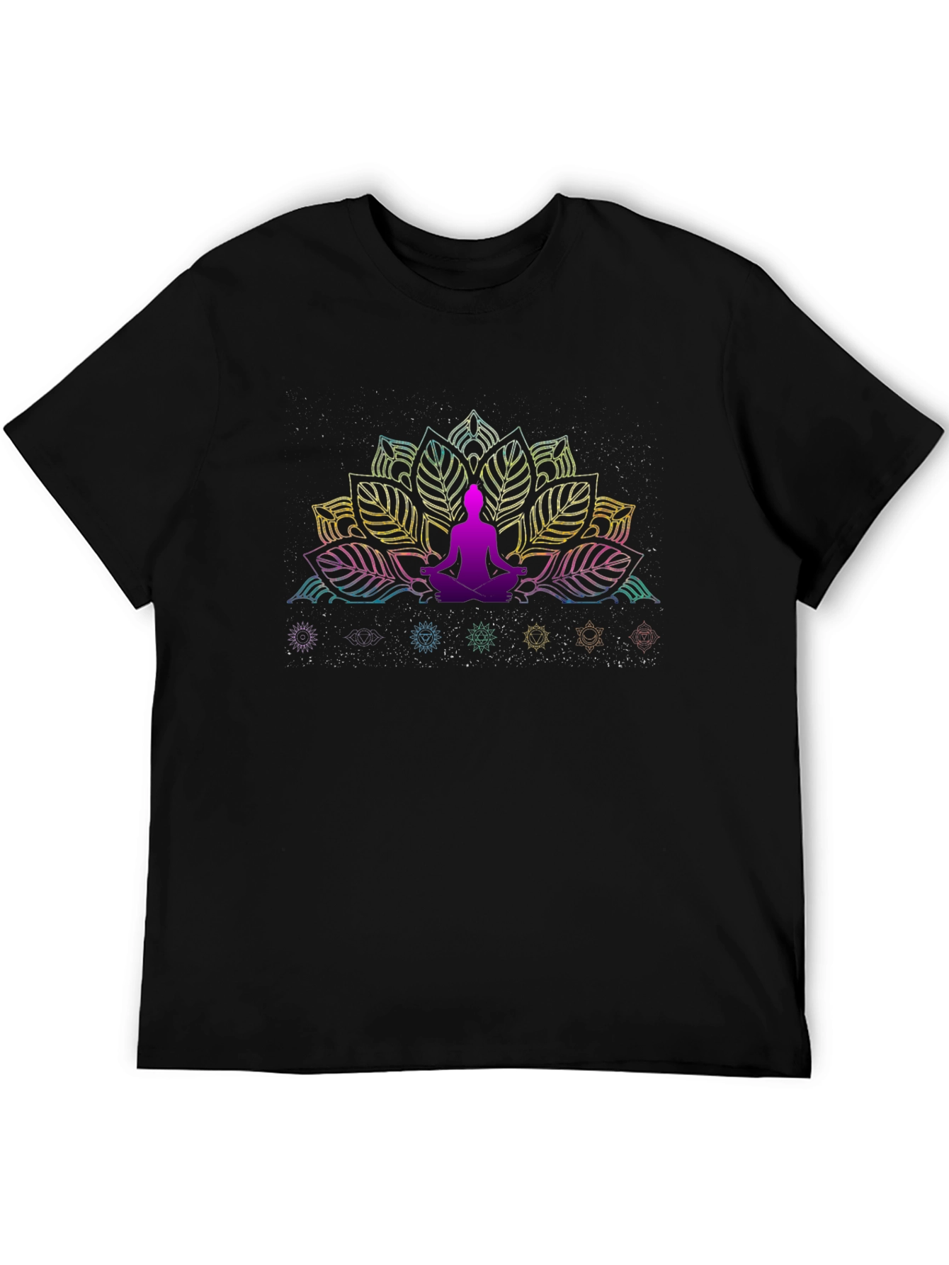 Chakra Lotus Meditation T-Shirt - Spiritual Design