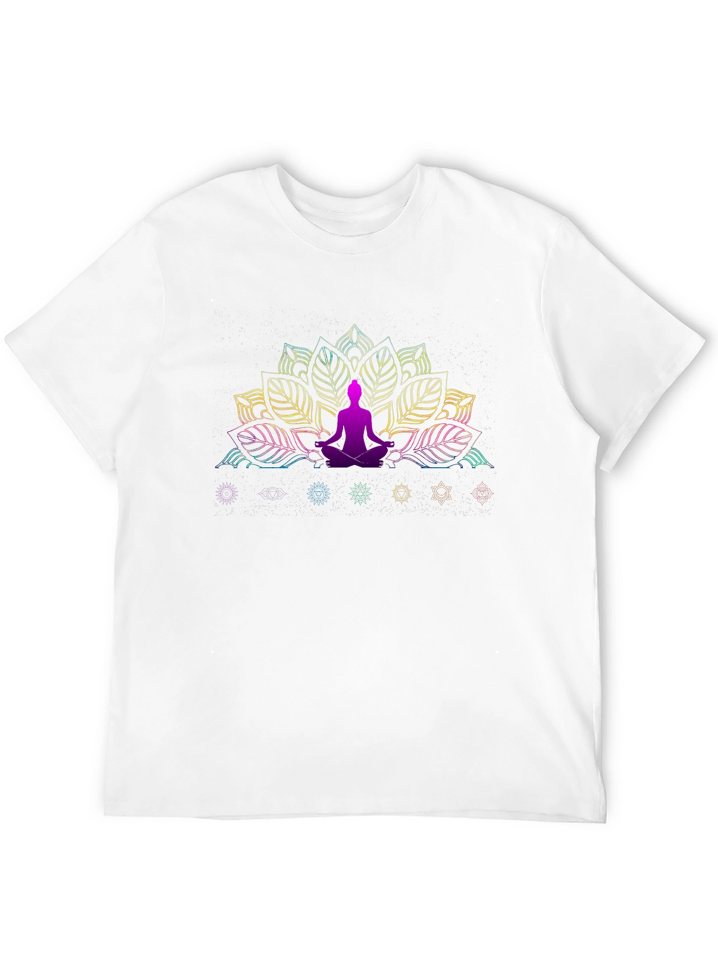 Chakra Lotus Meditation T-Shirt - Spiritual Design