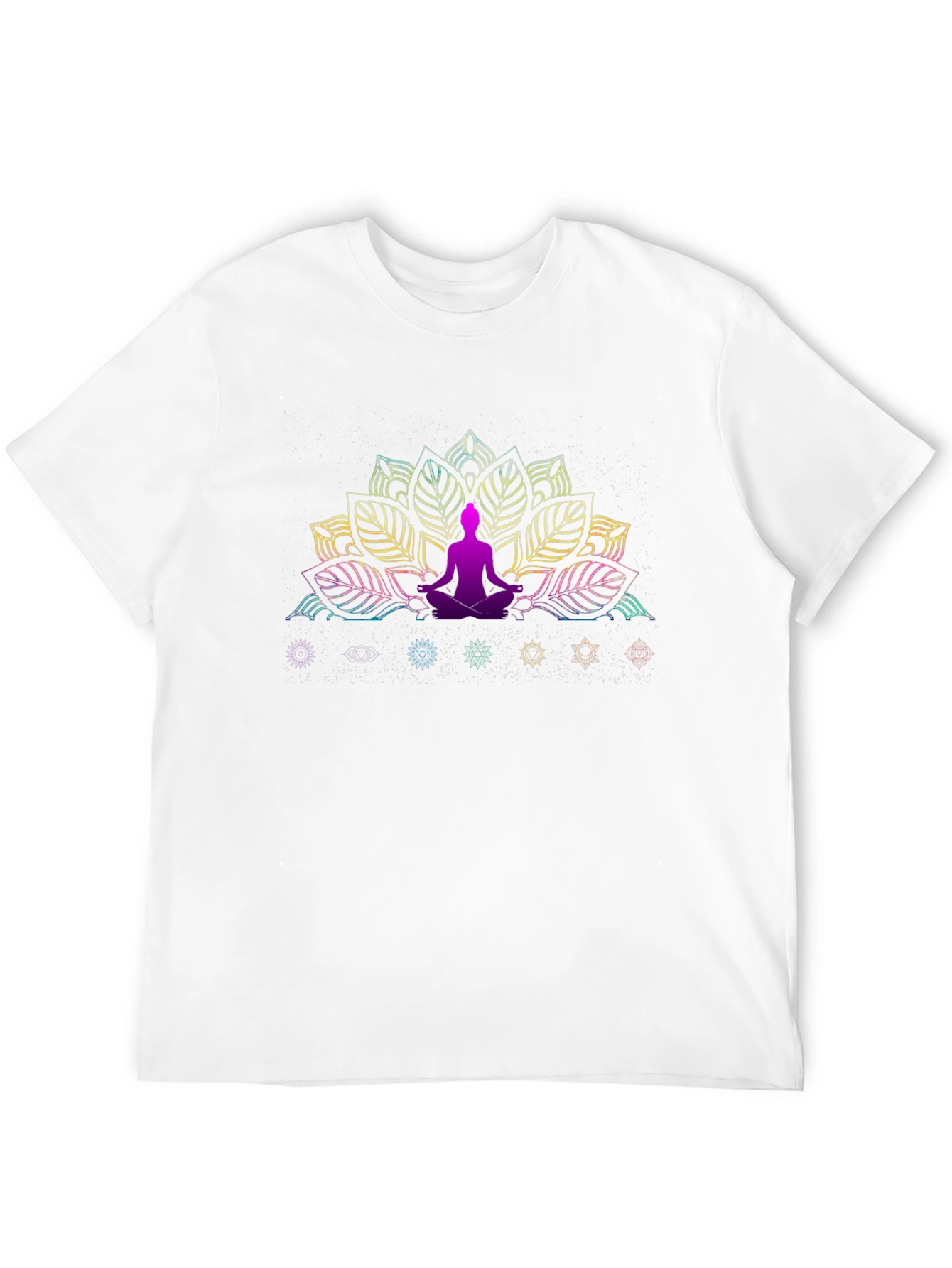 Chakra Lotus Meditation T-Shirt - Spiritual Design