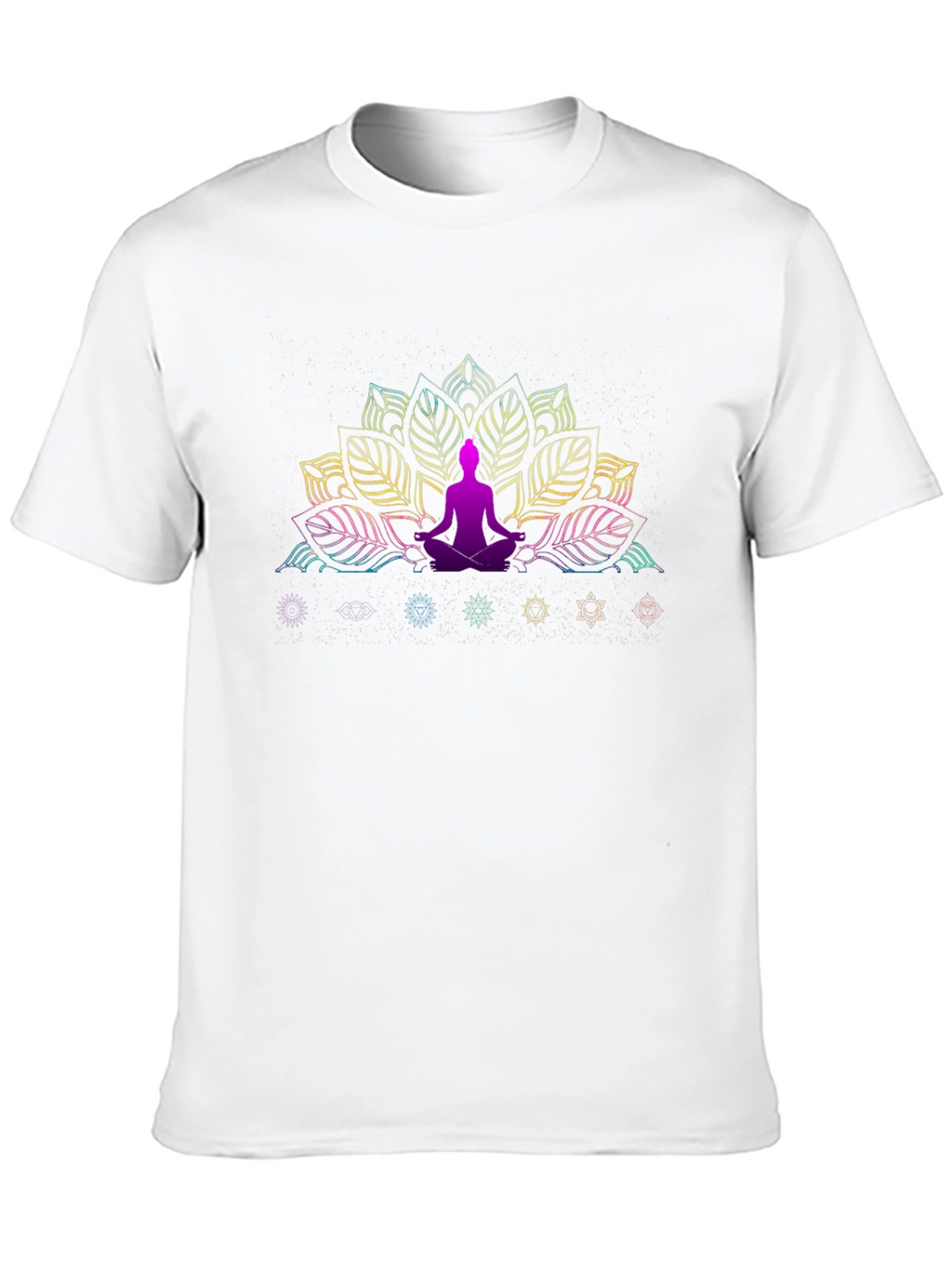 Chakra Lotus Meditation T-Shirt - Spiritual Design