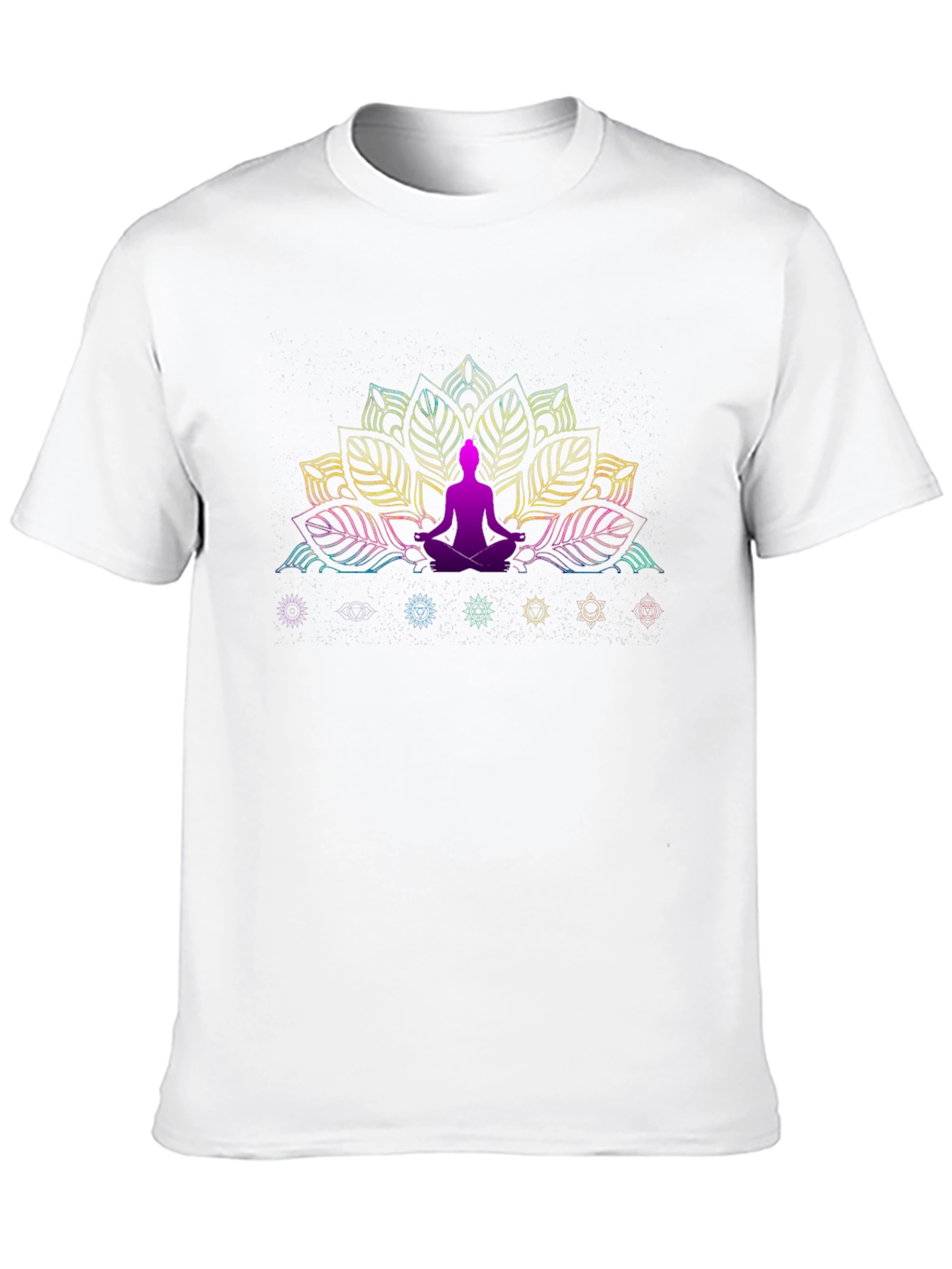 Chakra Lotus Meditation T-Shirt - Spiritual Design