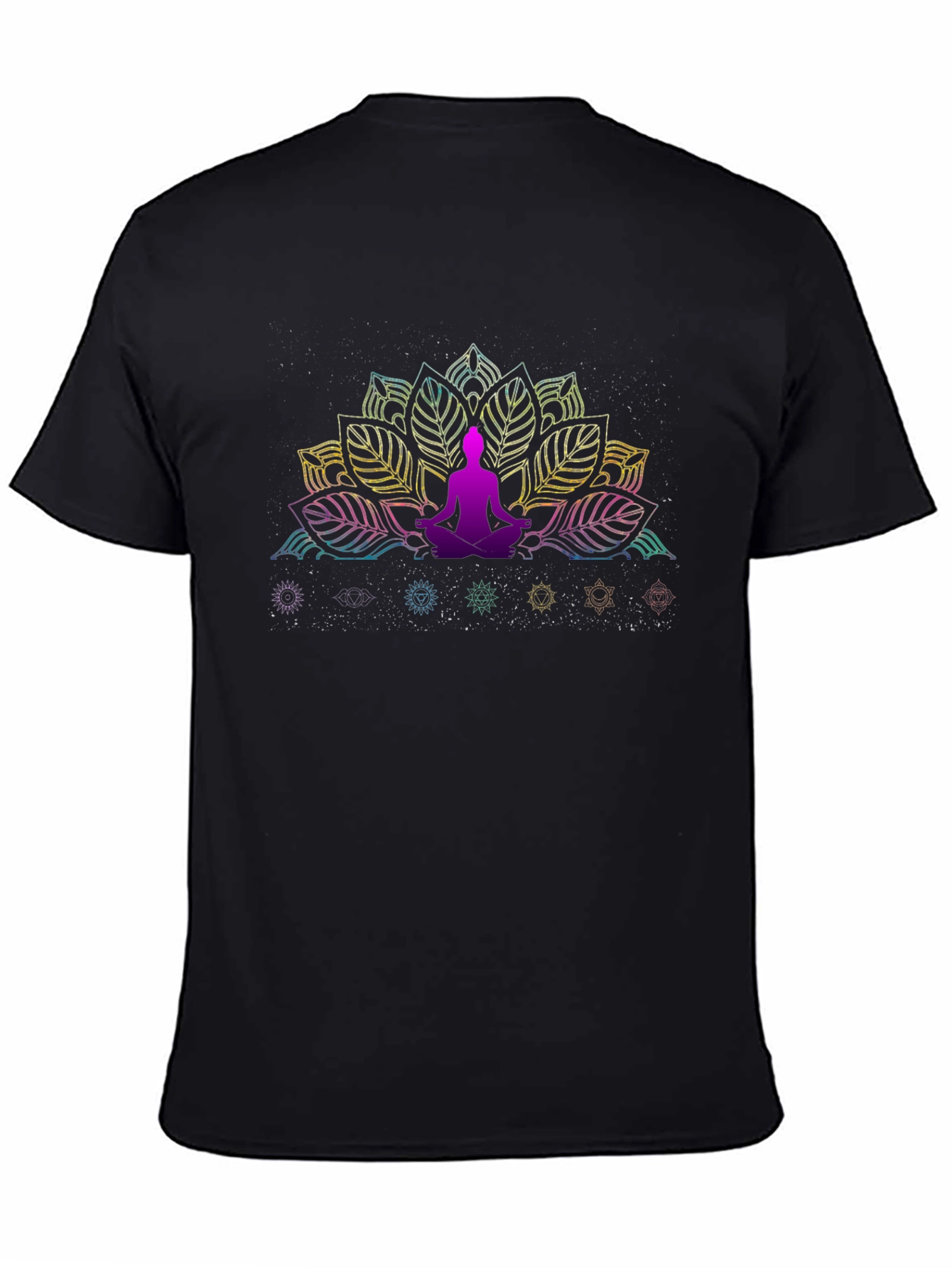 Chakra Lotus Meditation T-Shirt - Spiritual Design