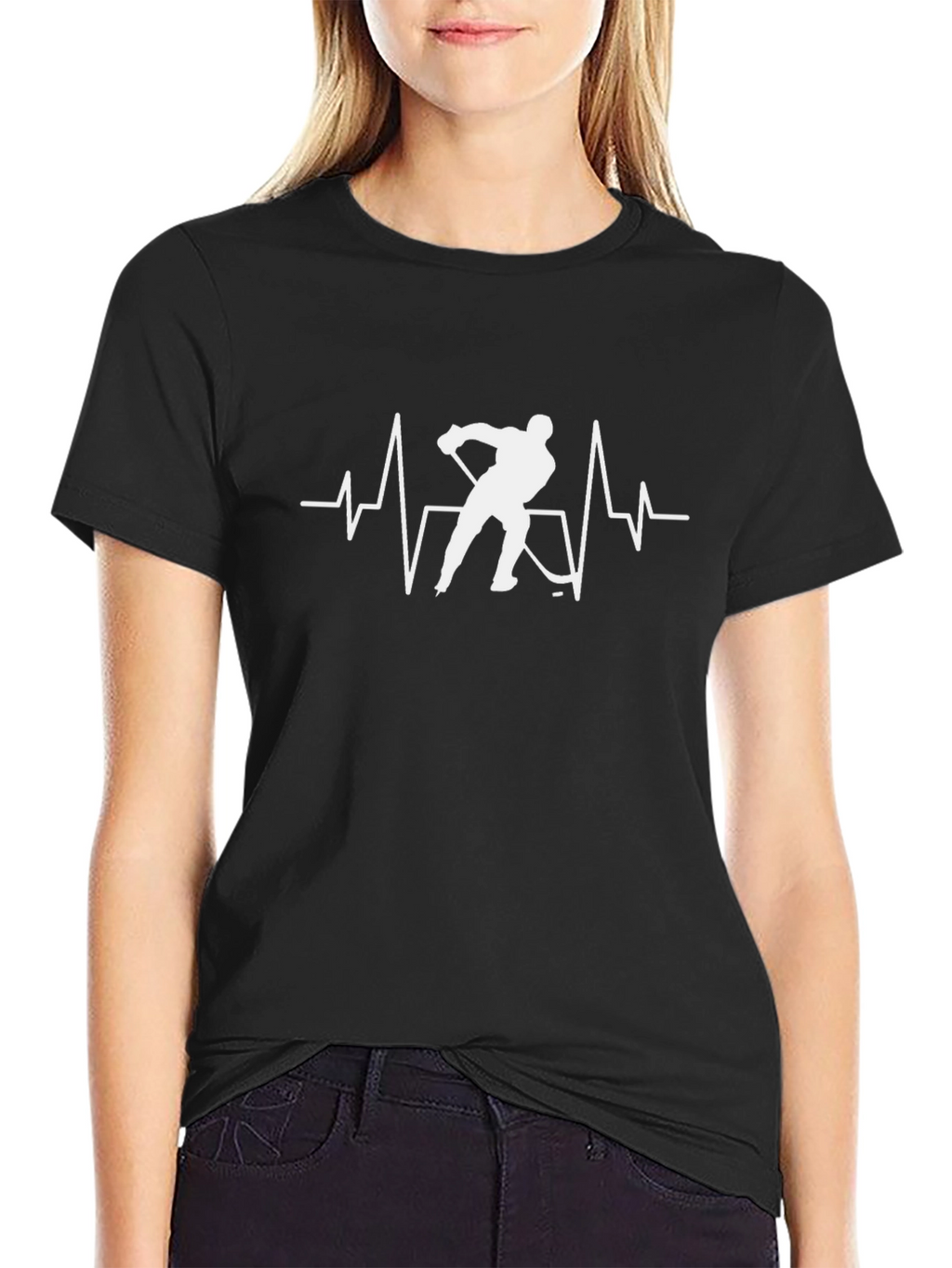 Hockey Heartbeat T-Shirt - Passion on Display!